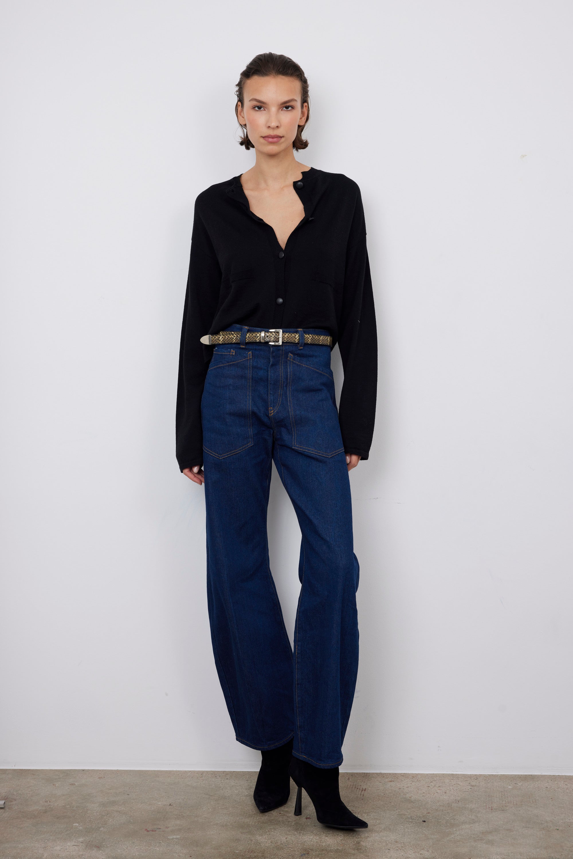 KATHIE BLACK CARDIGAN