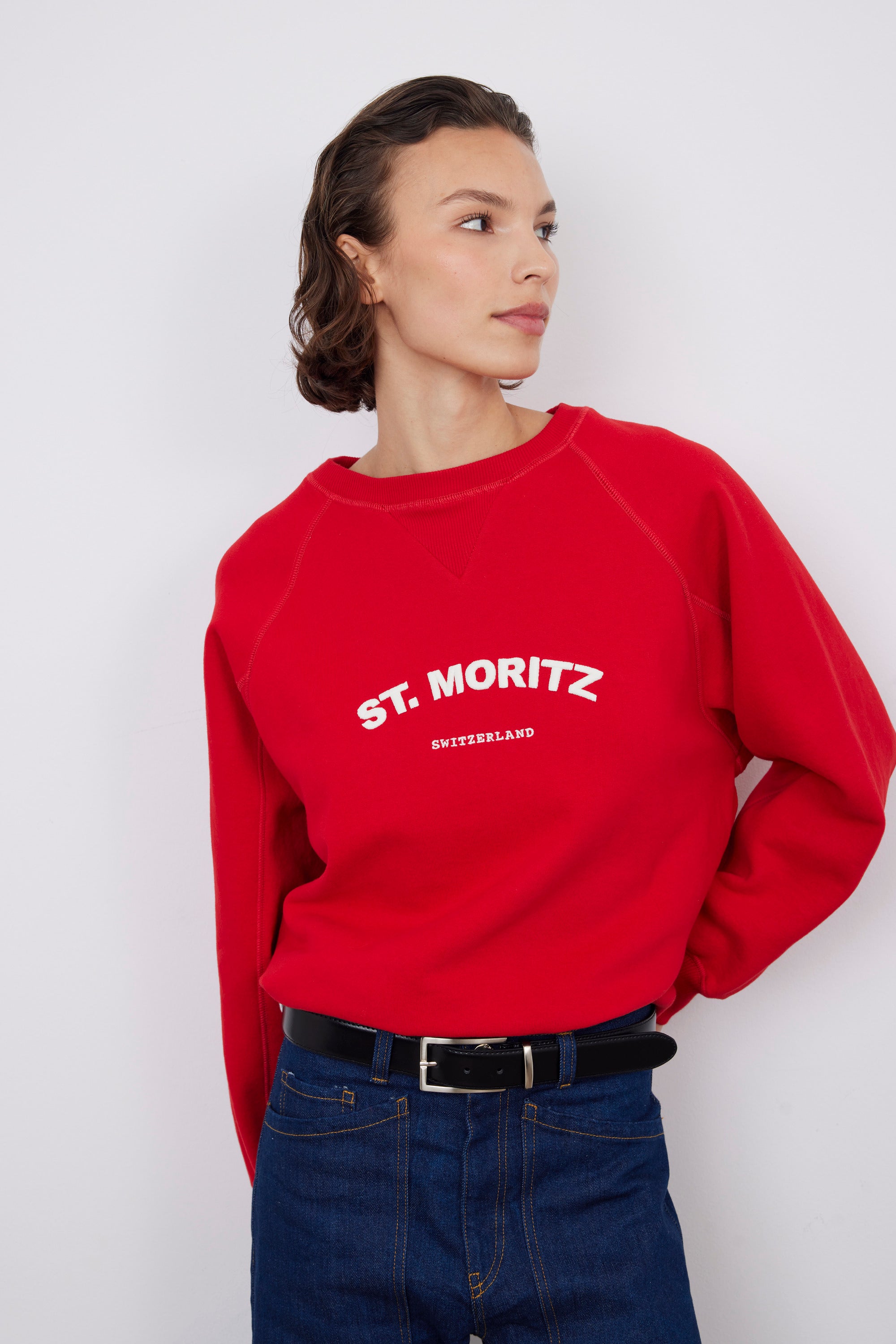 MORITZ RED SWEATSHIRT