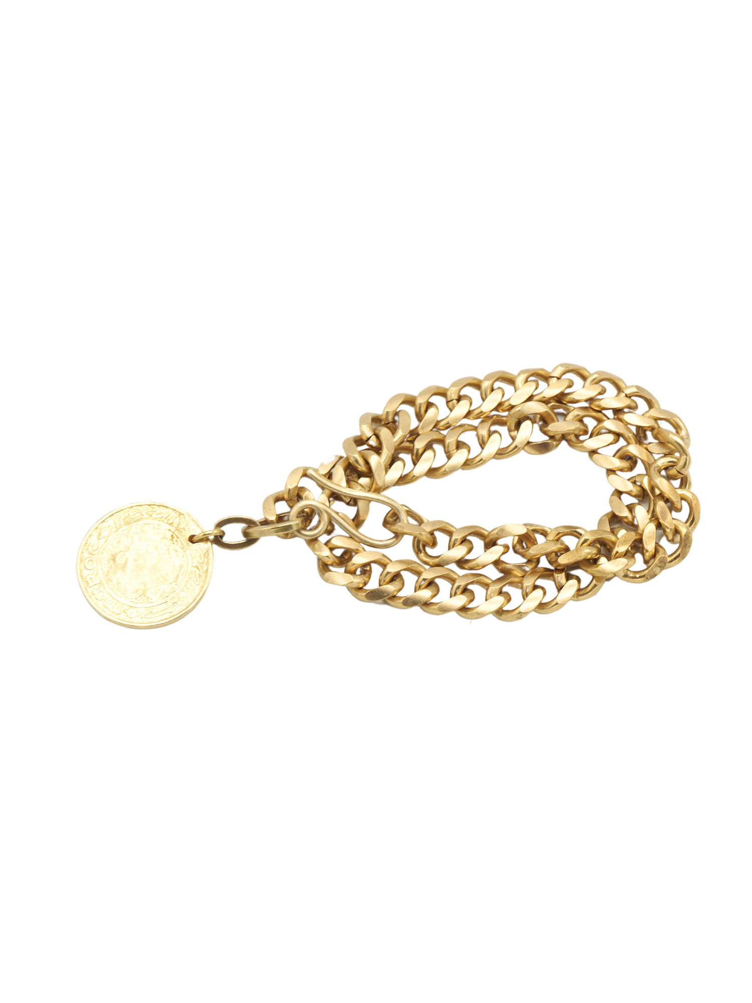 TWO CHAINS GOLD BRACELET