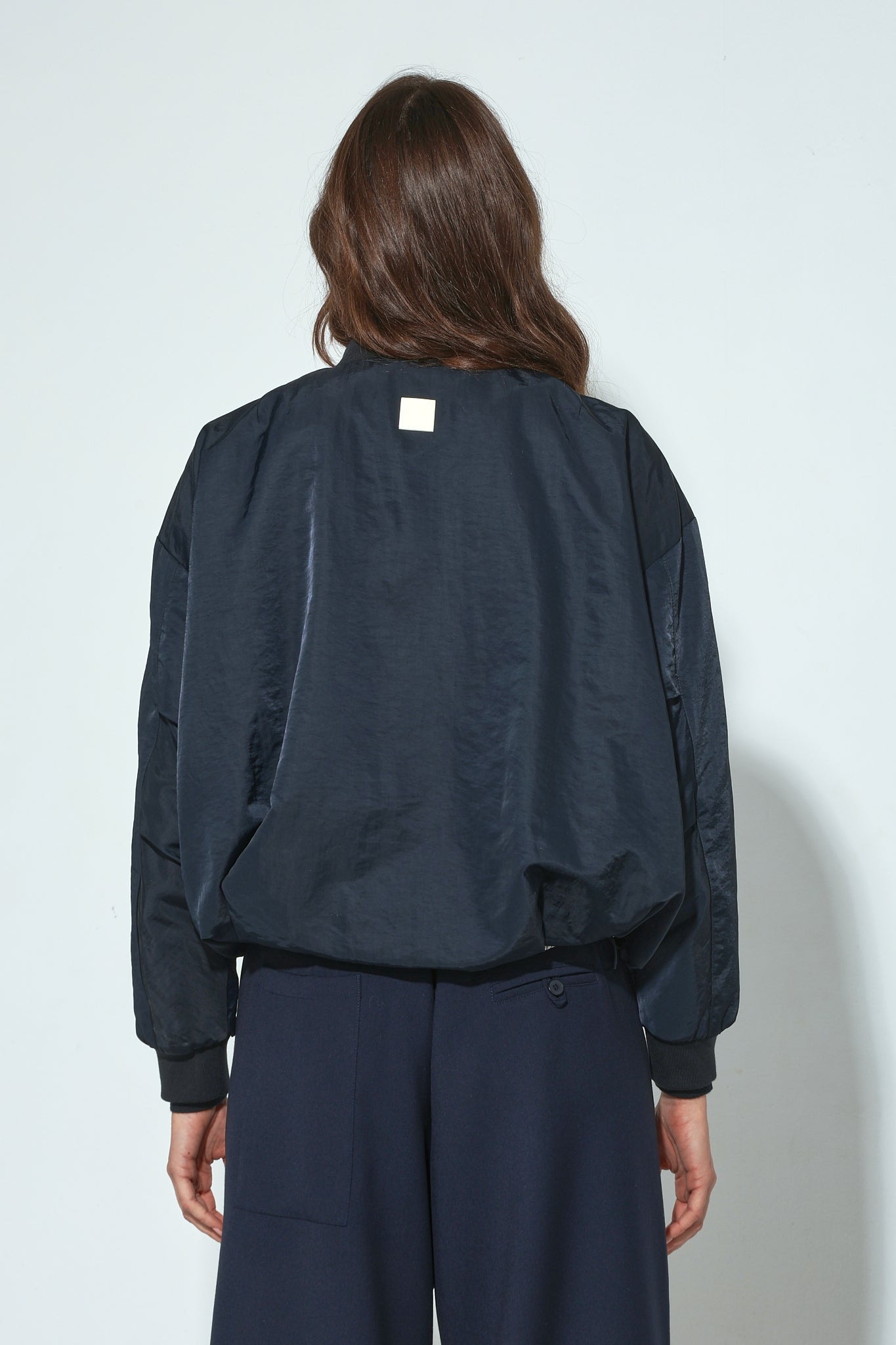 BOMBER OVERSIZE LINDA NAVY