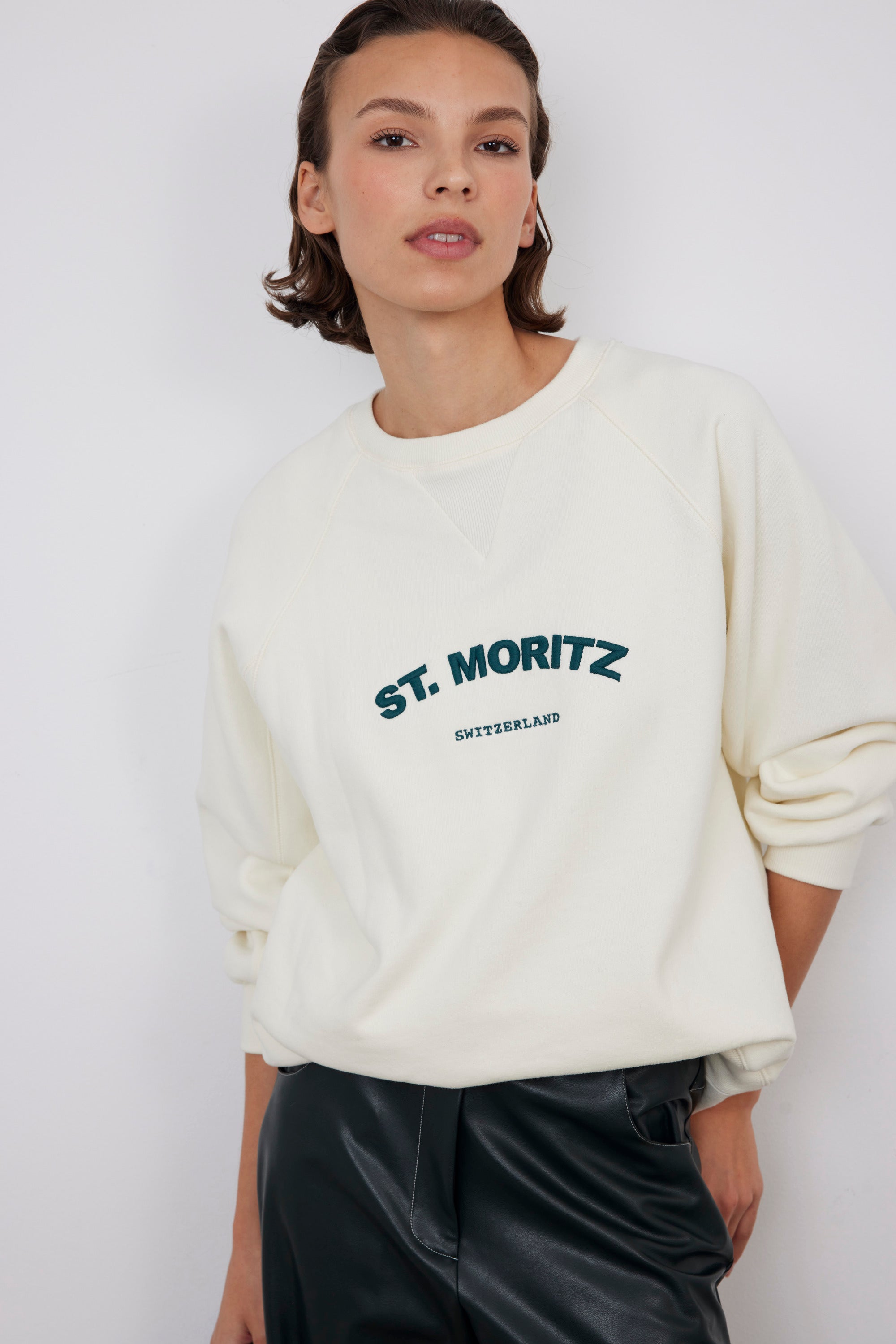 SWEATSHIRT MORITZ ECRU