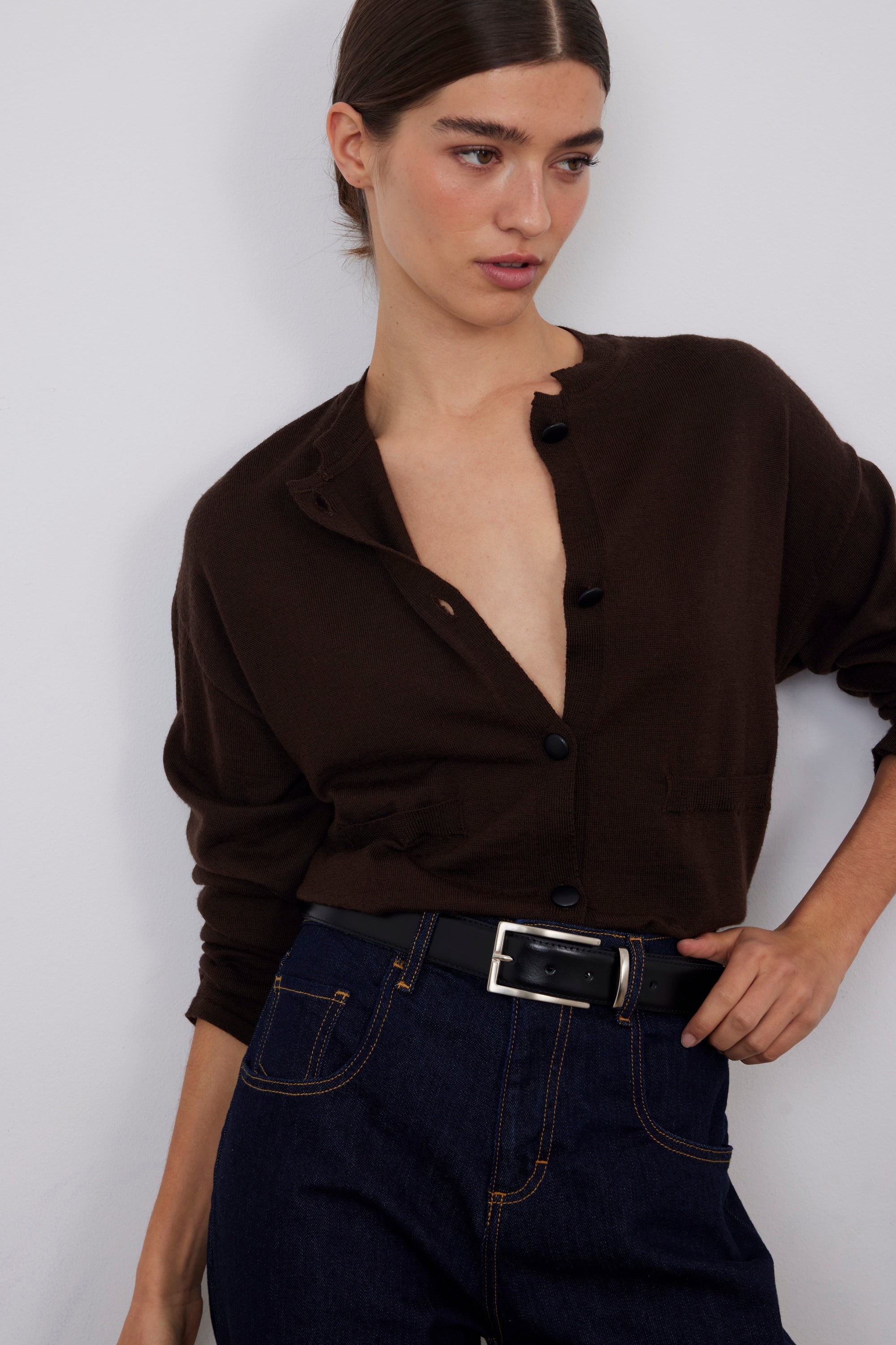 KATHIE BROWN CARDIGAN