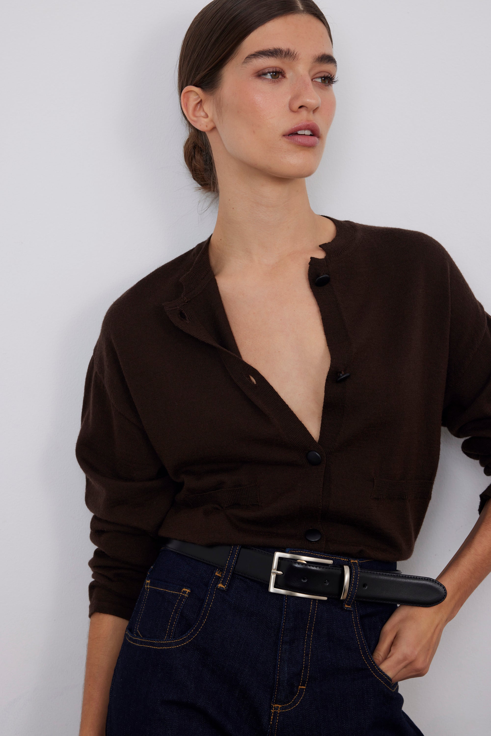 KATHIE BROWN CARDIGAN