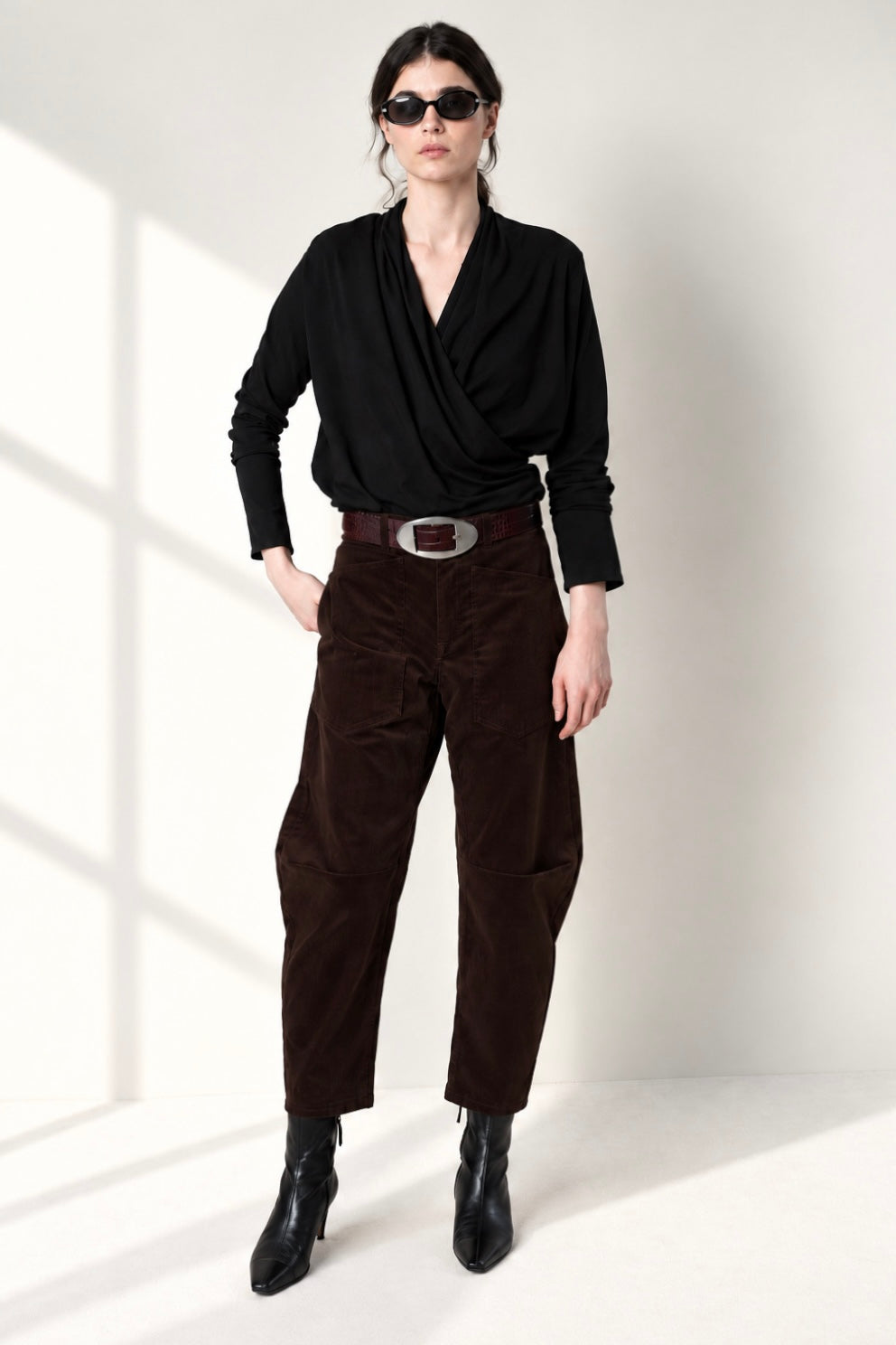 PANTALÓN BRUNA TERCIOPELO MARRÓN