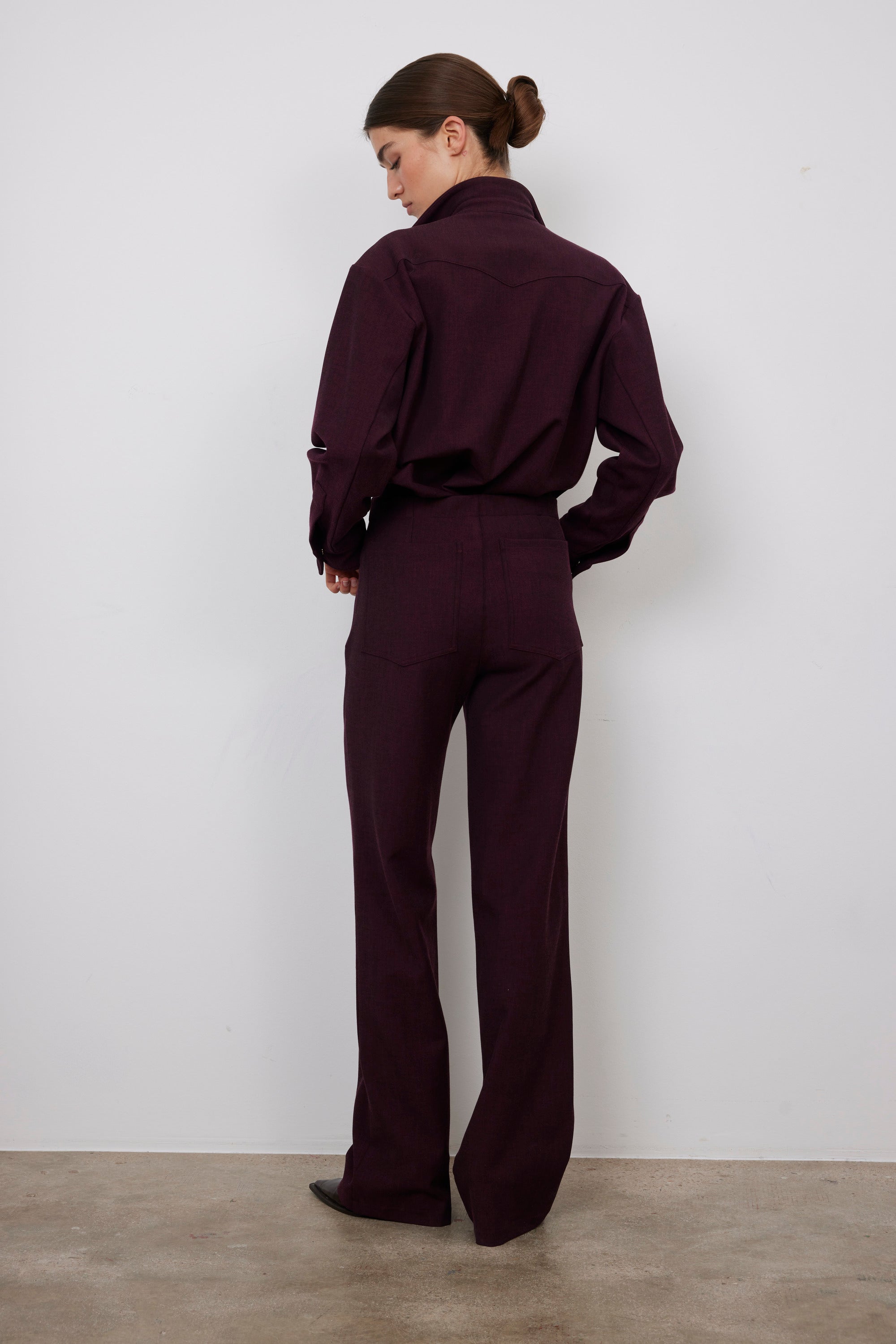 PANTS CHLOE BURGUNDY