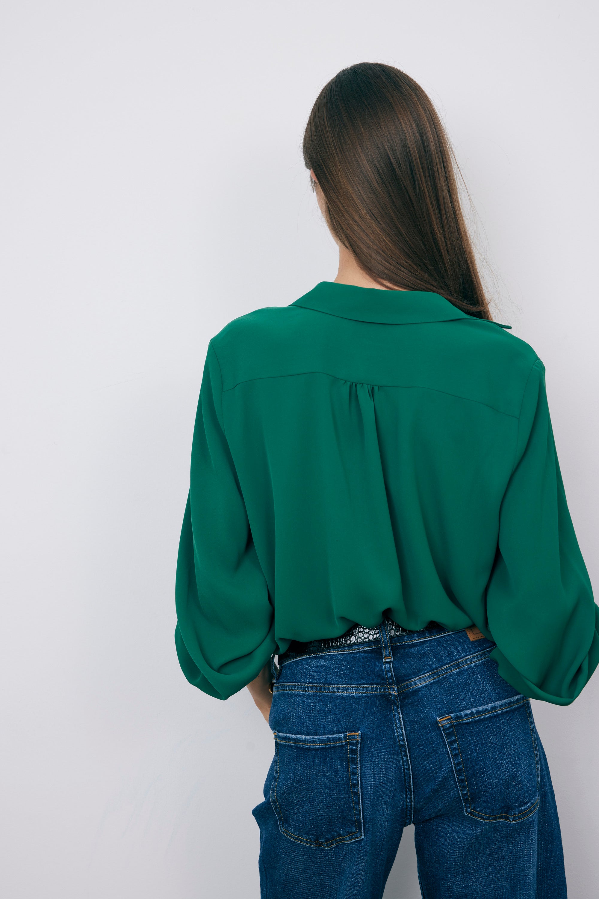 WILDA GREEN SHIRT