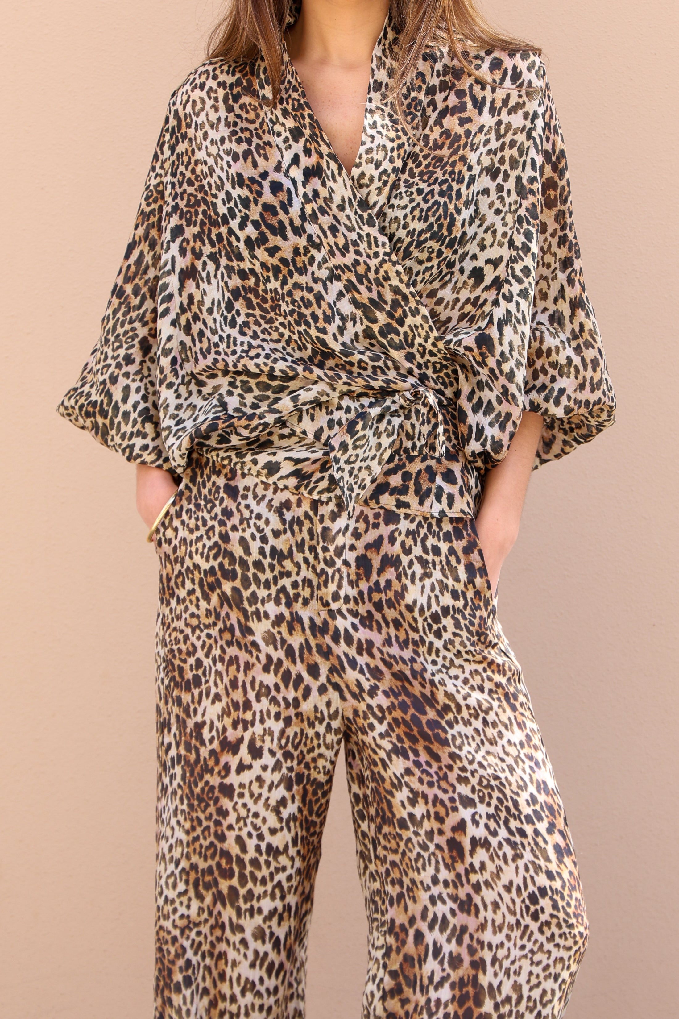 TOP CUARZO LEOPARDO MARRÓN