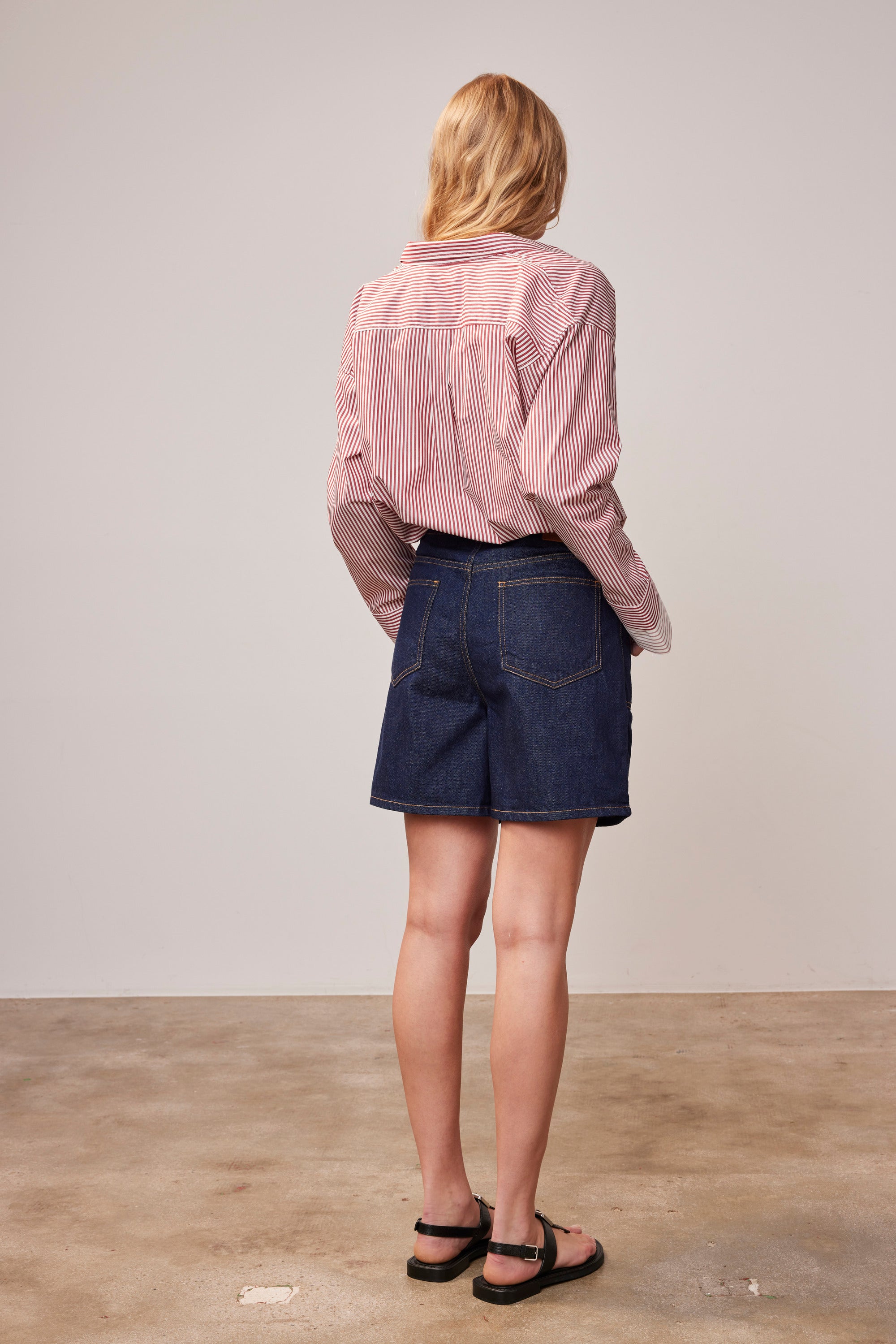 SHORT BRADLEY SS DARK DENIM