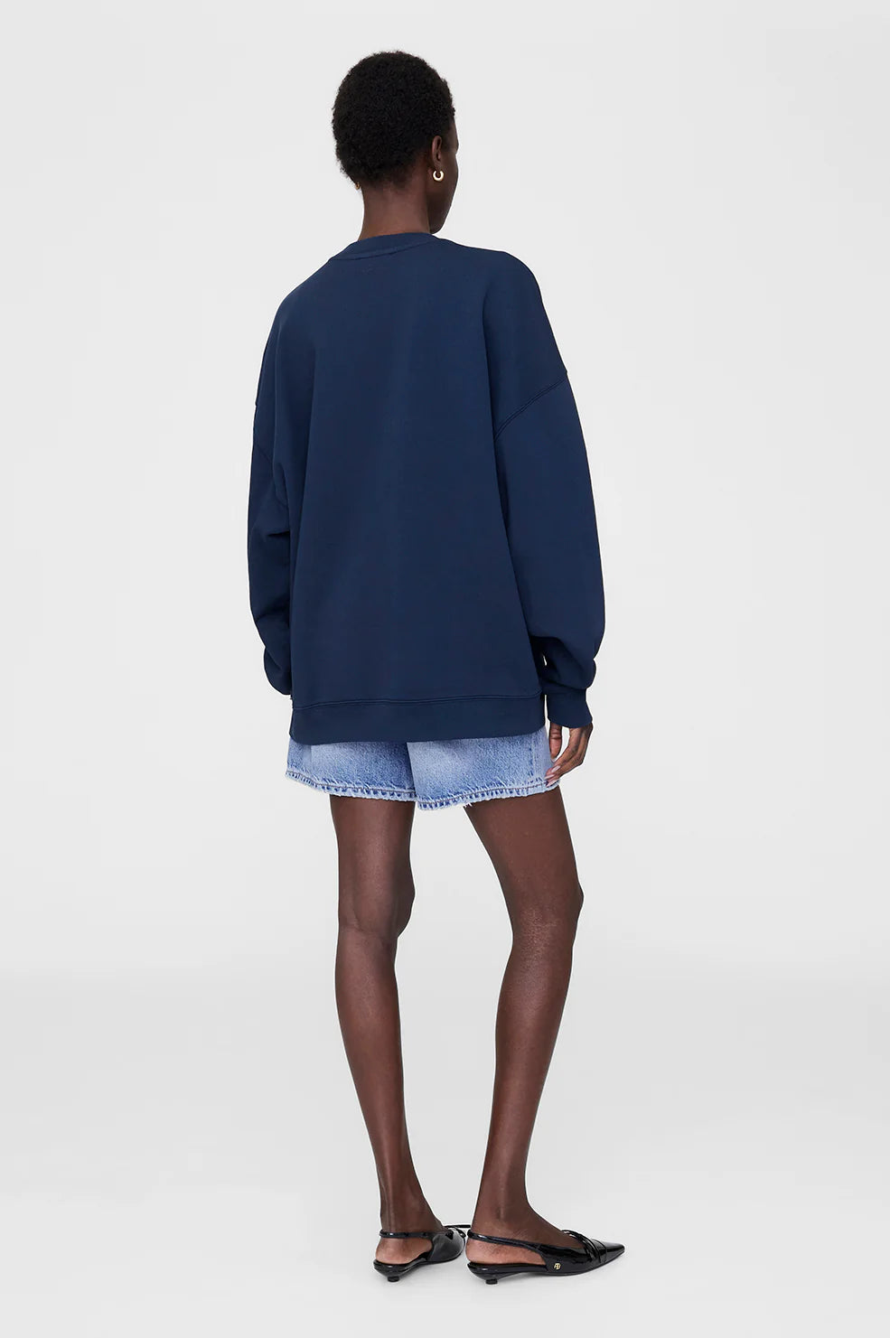 SWEATSHIRT MILES WASHED NAVY