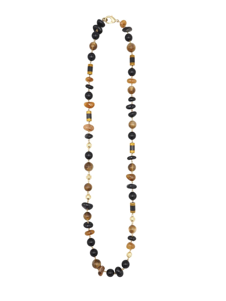 Al Vespre Necklace brown
