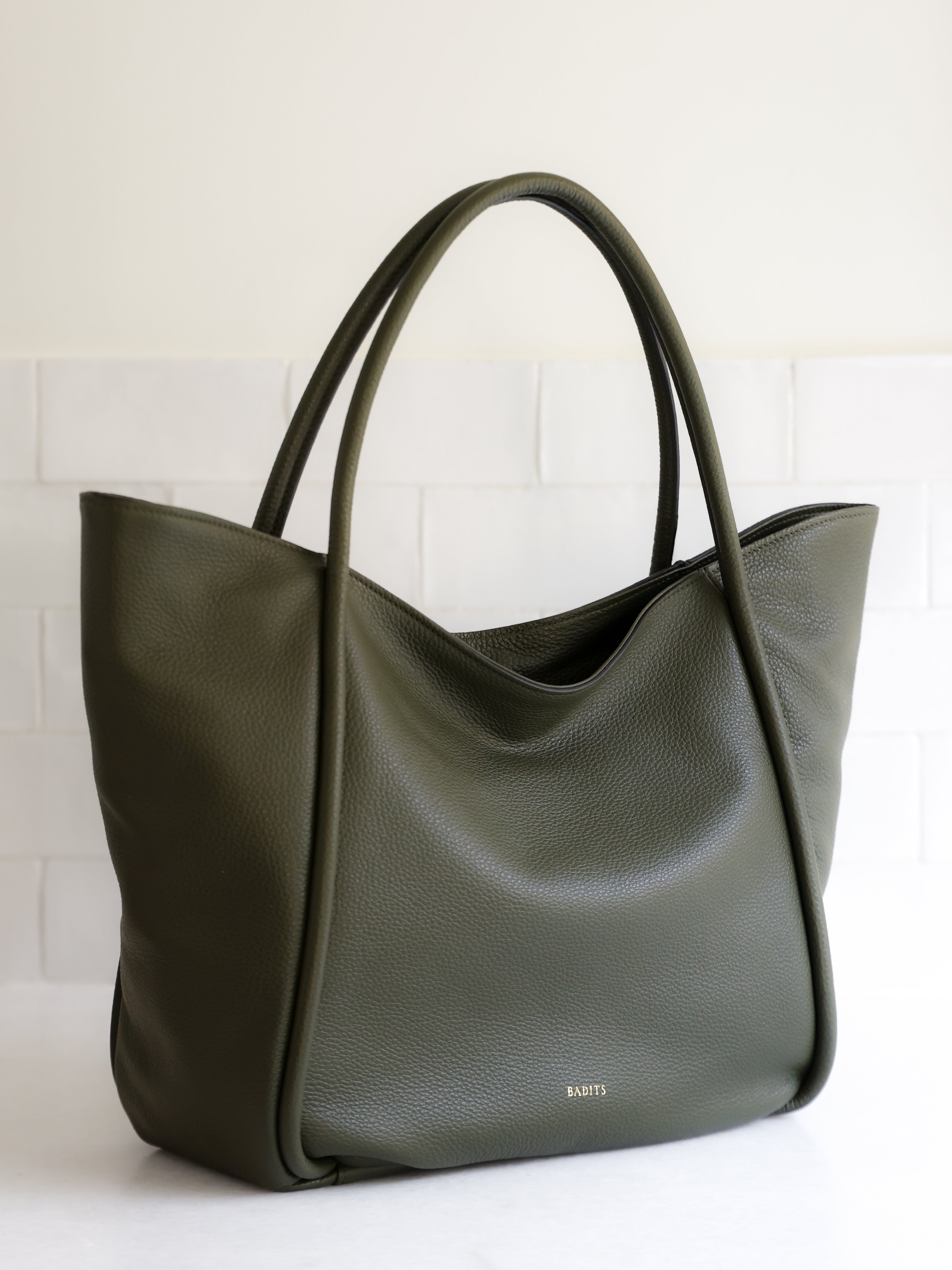 SHOPPER WILLOW PIEL OLIVA