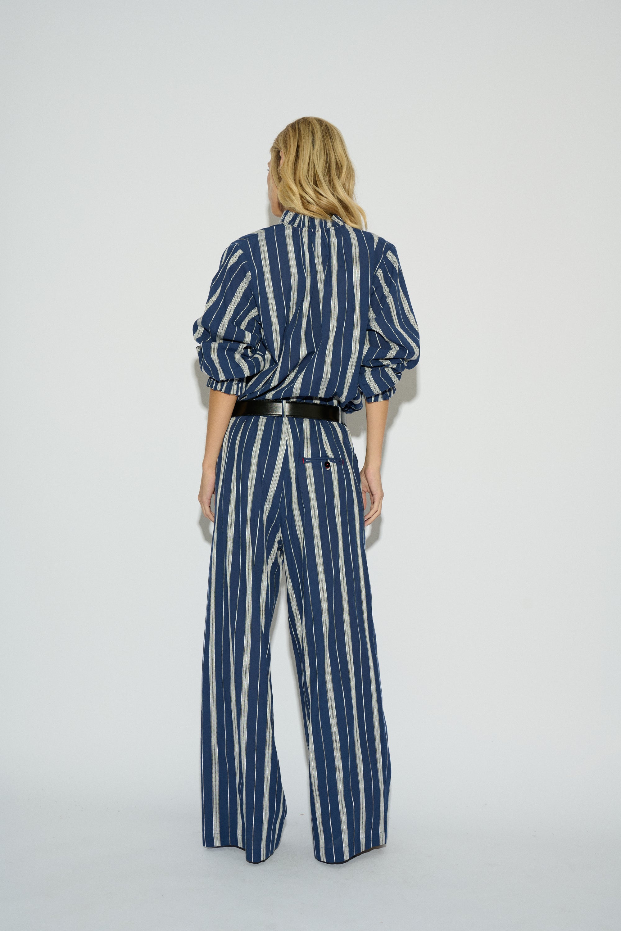 PANTALÓN ALMU RECTO RAYAS NAVY