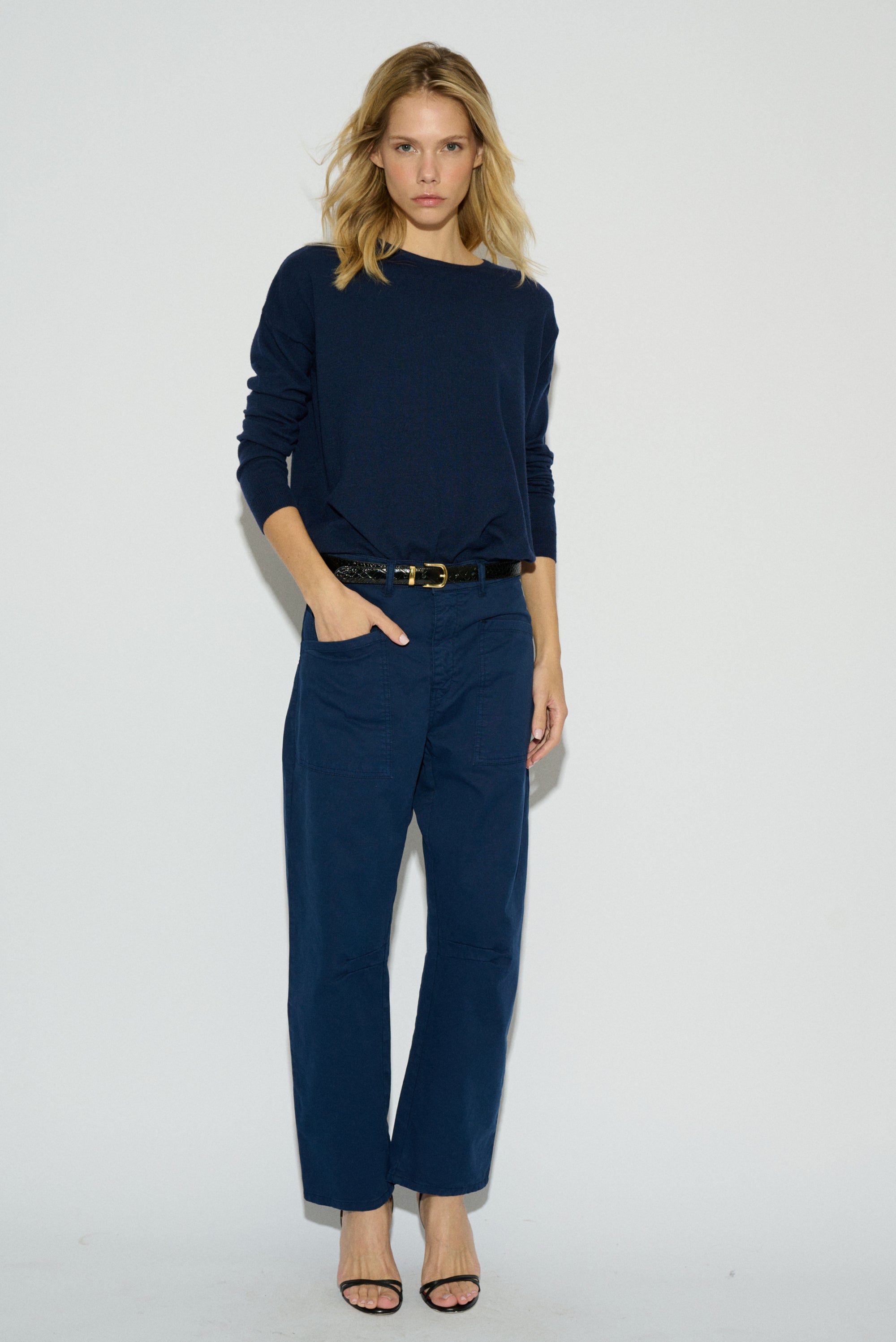 JERSEY SIMONA CUELLO REDONDO NAVY