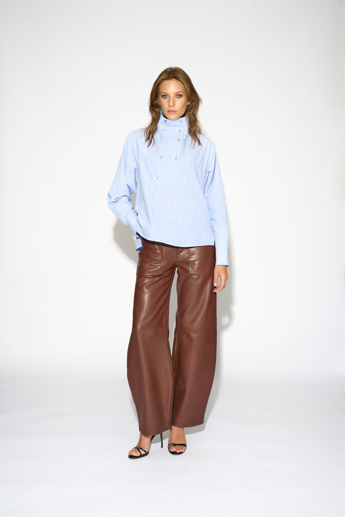PANTALÓN KENDRA PIEL MARRÓN