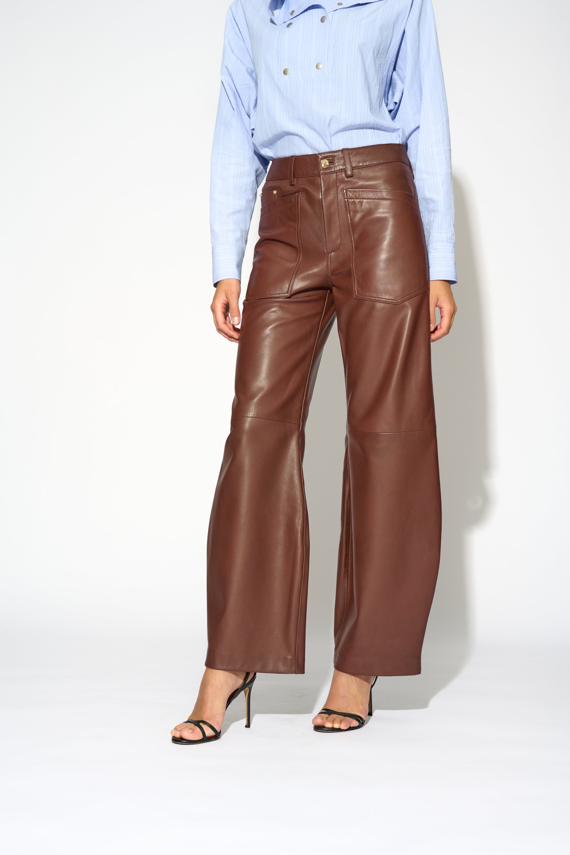 PANTALÓN KENDRA PIEL MARRÓN