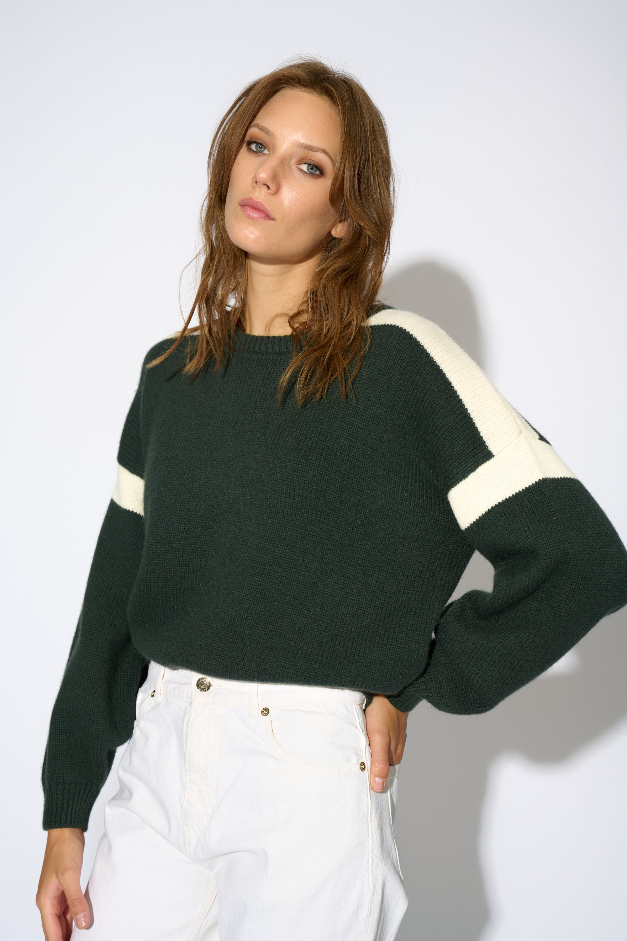JERSEY ROSI LANA Y CASHMERE KHAKI