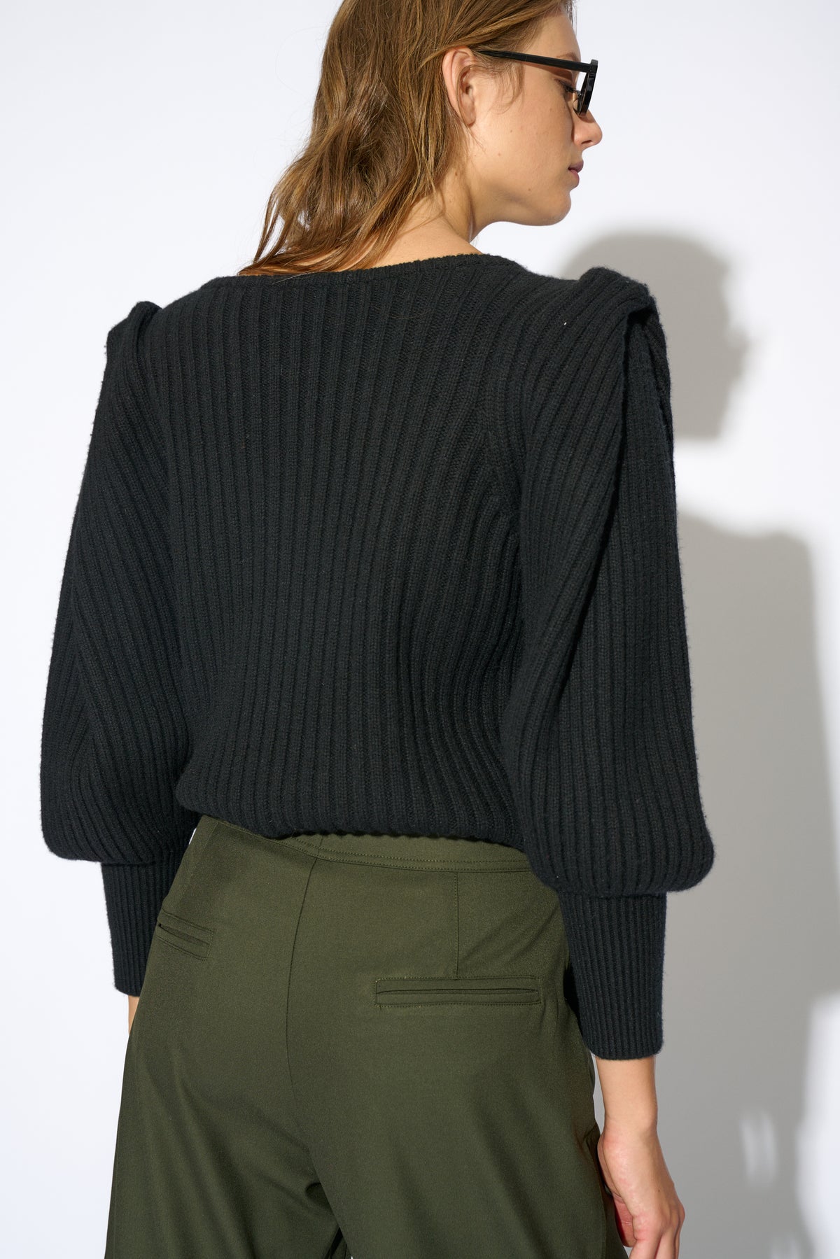 JERSEY BELINDA LANA Y CASHMERE NEGRO