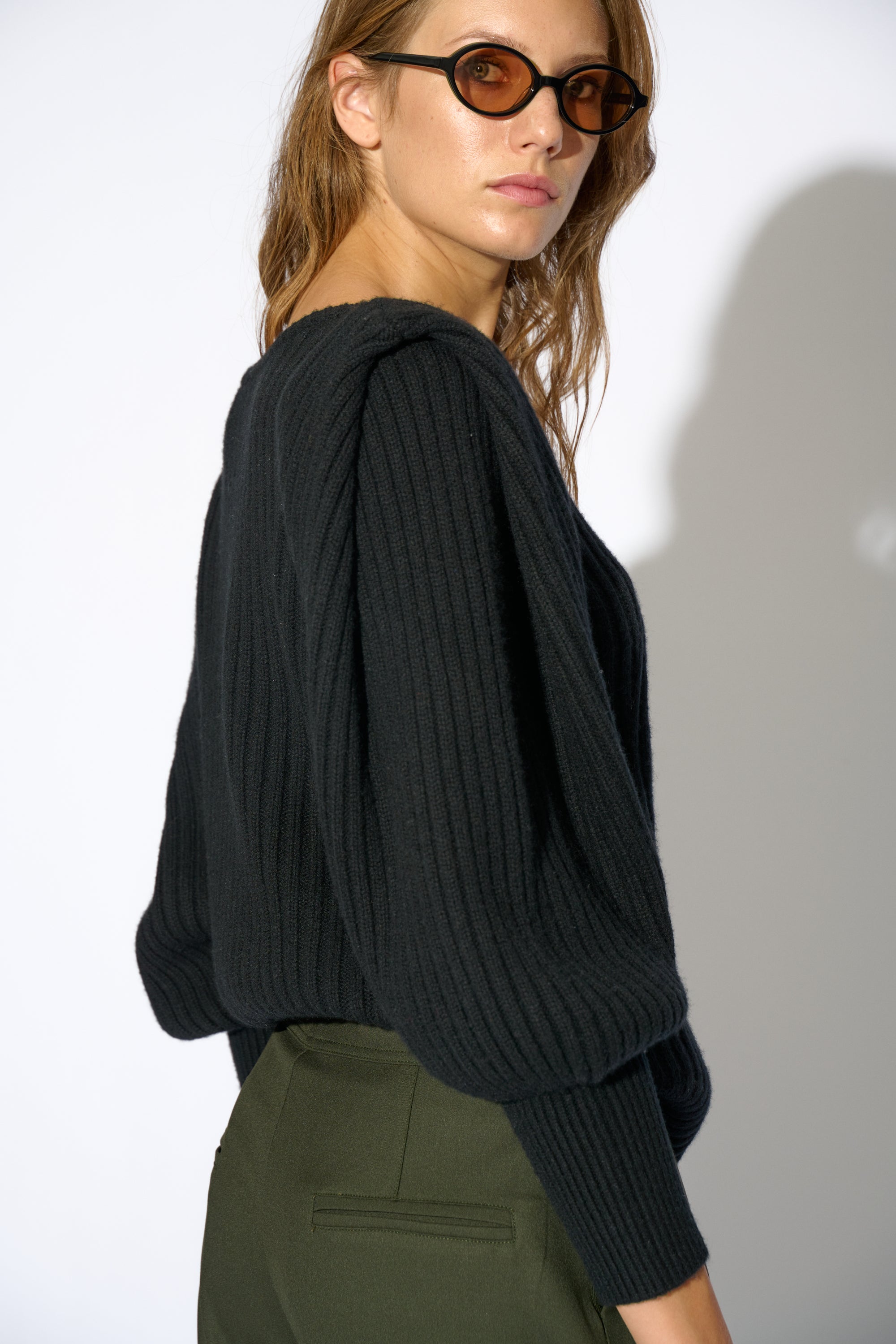 JERSEY BELINDA LANA Y CASHMERE NEGRO