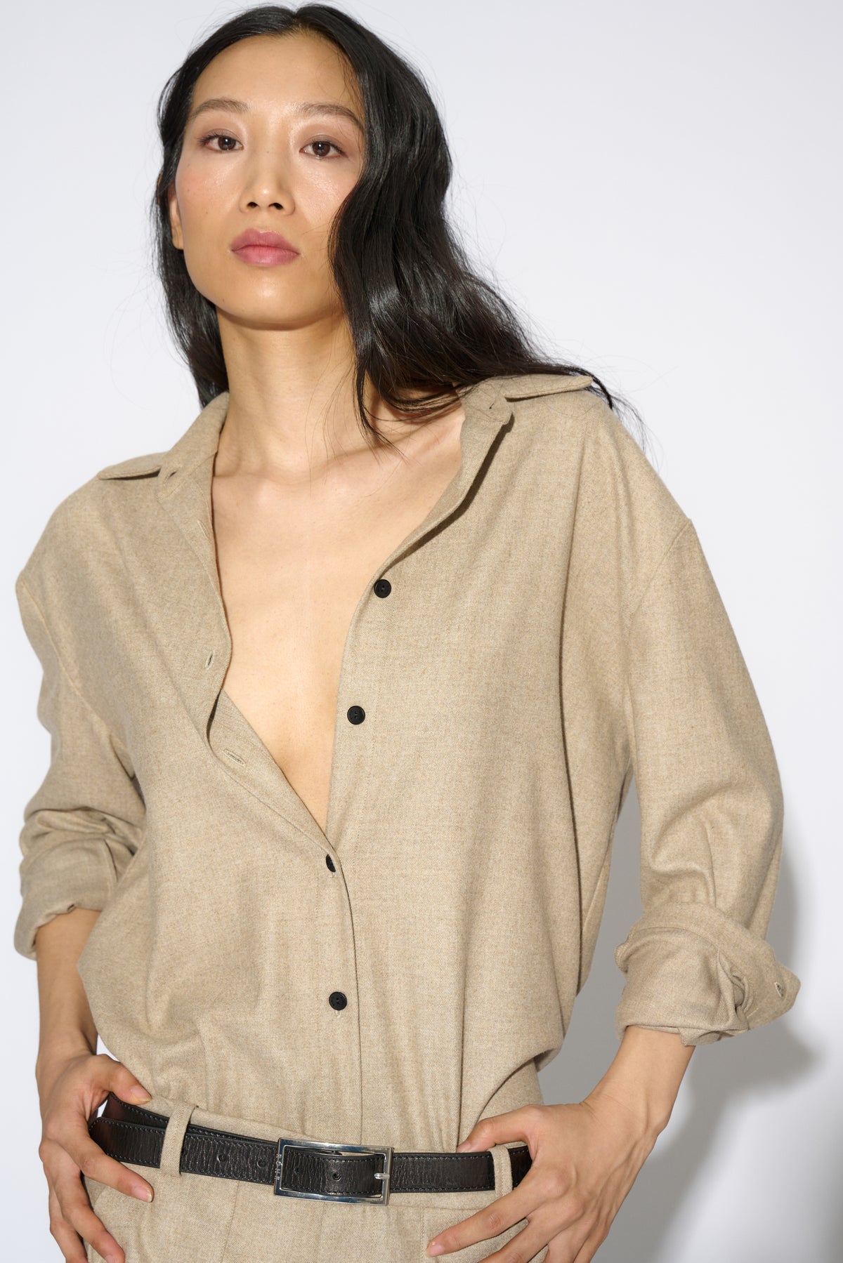 SHIRT NEWMAN ECRU