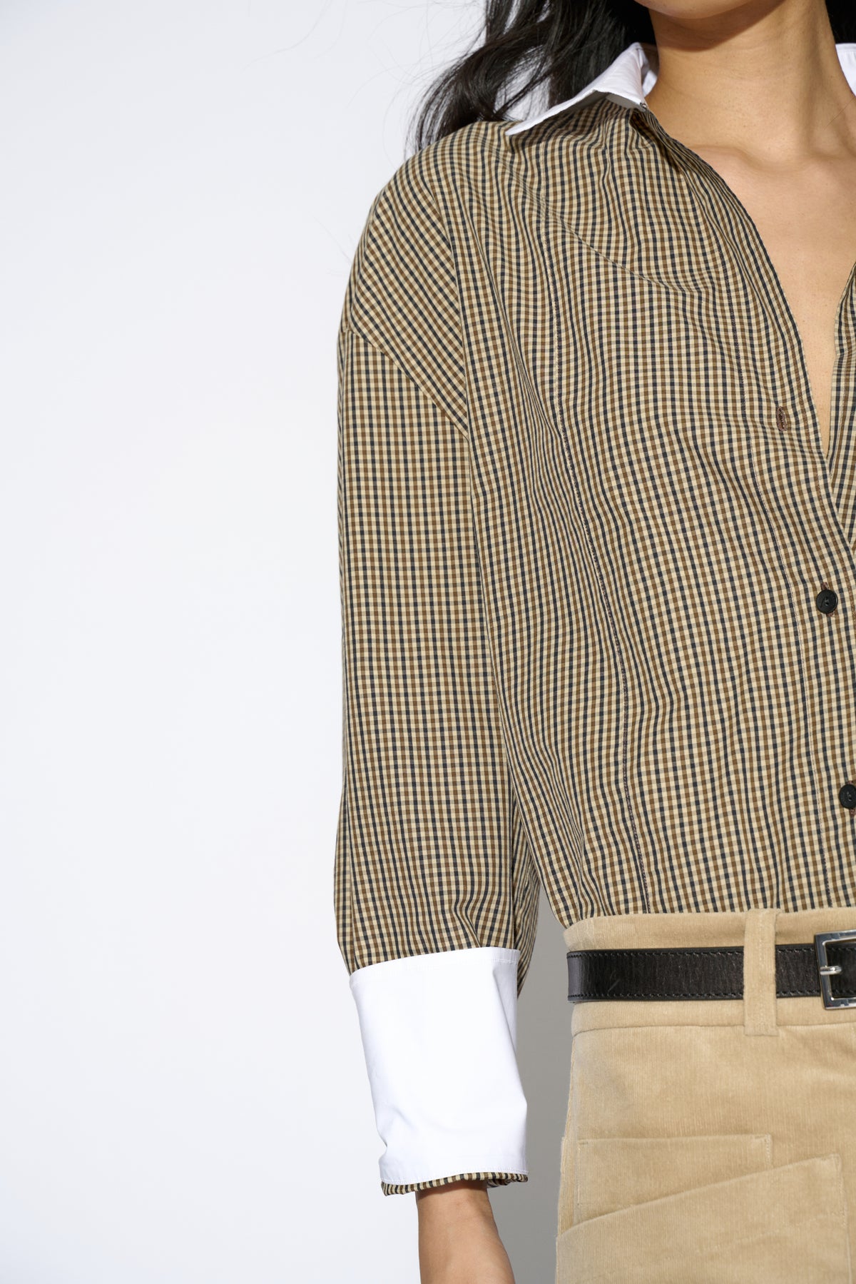 CAMISA NURIA CUADRO MARRÓN