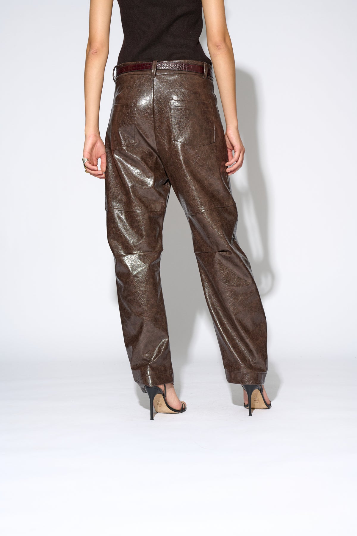 PANTALÓN AURELIA PIEL MARRÓN