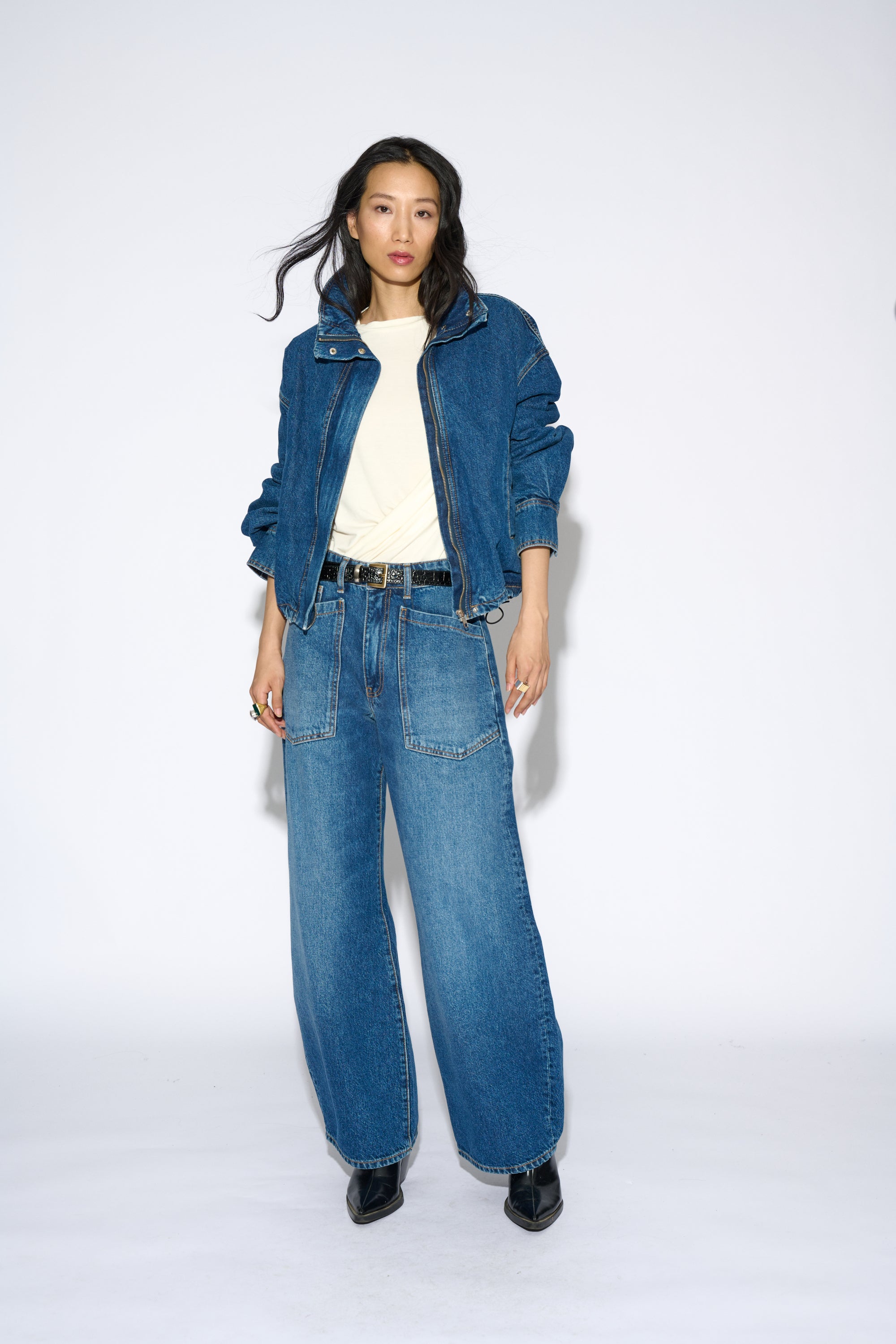 JEANS SOLANGE DENIM MEDIO