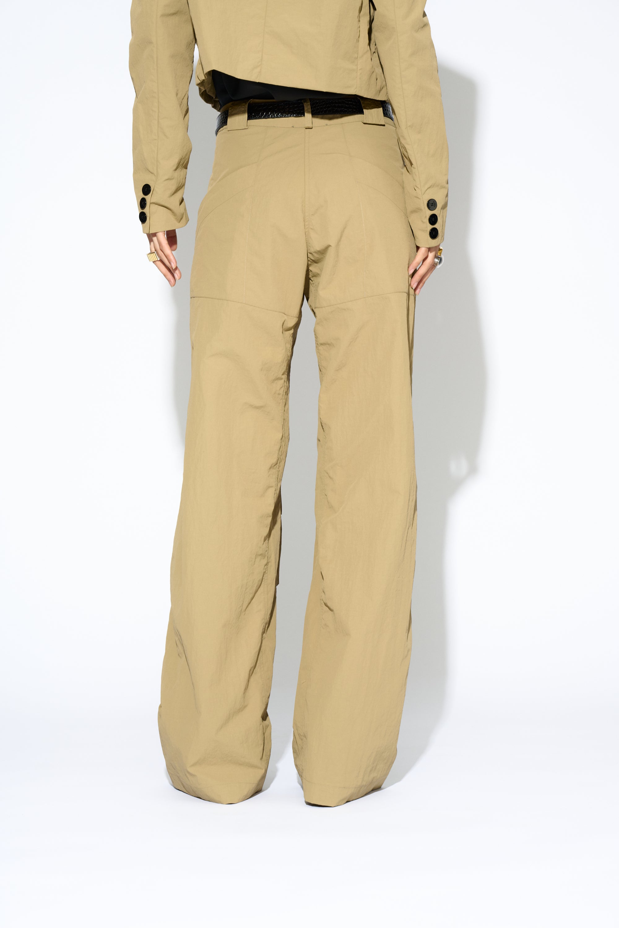 PANTALÓN ALEXANDRA TÉCNICO TOSTADO