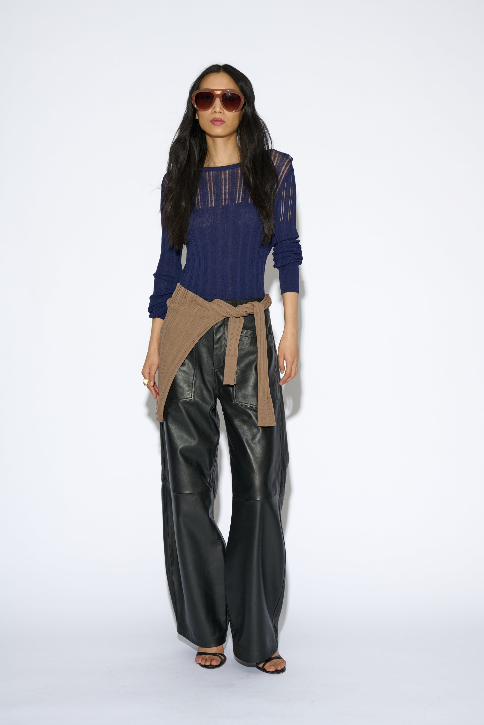 TOP SISI DESAGUJADO NAVY