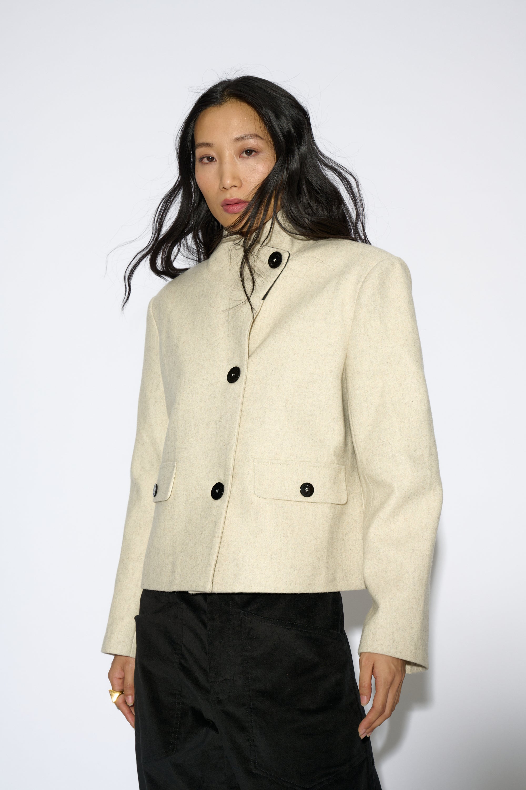 JACKET ANGELA CORTA CRUDA