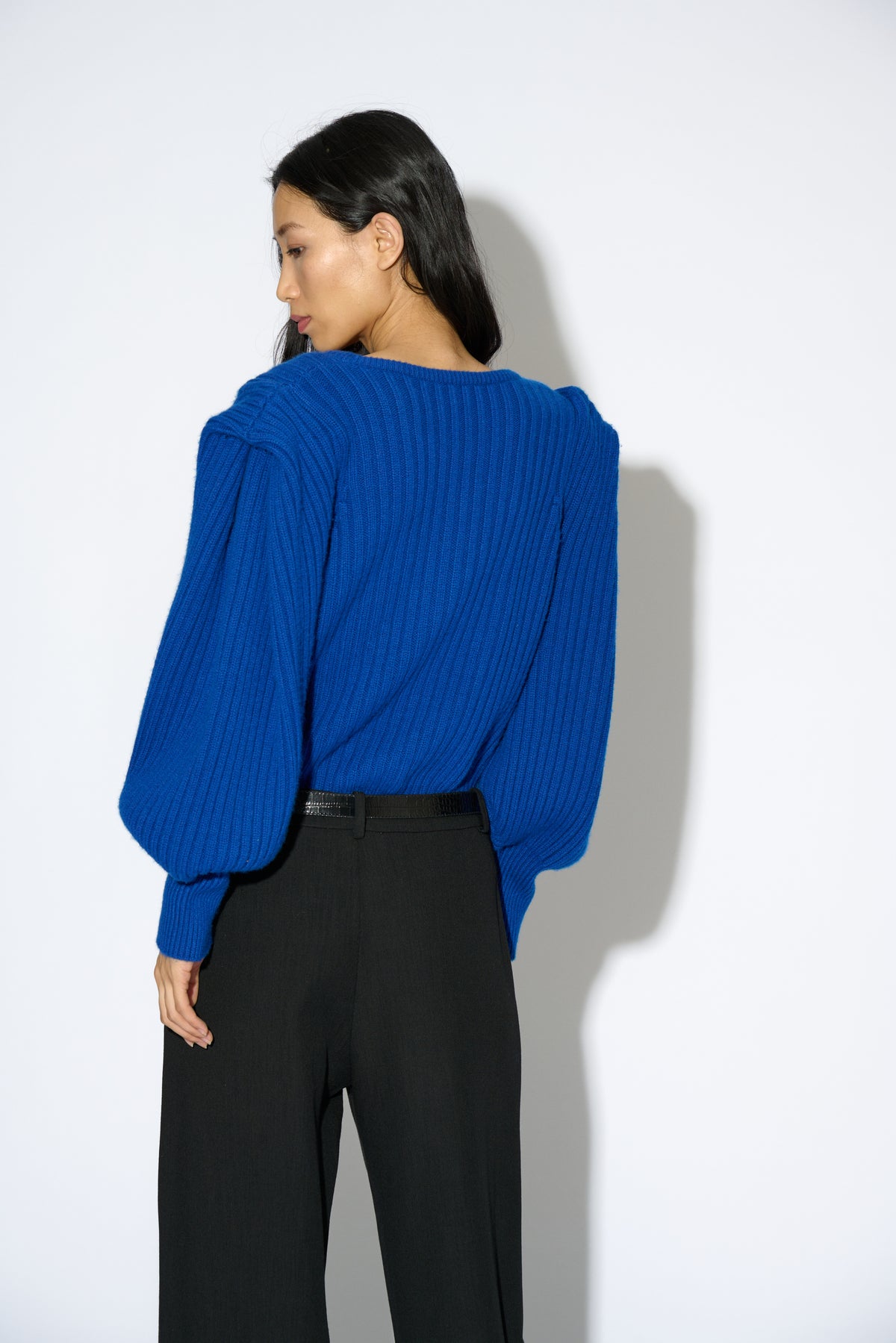 JERSEY BELINDA LANA Y CASHMERE AZUL