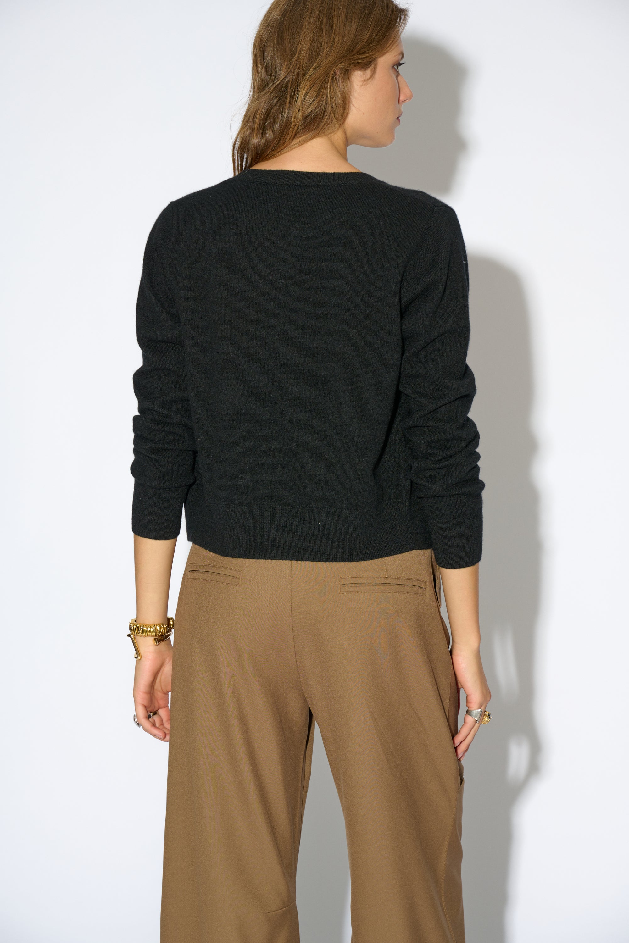 LEA CASHMERE CARDIGAN BLACK