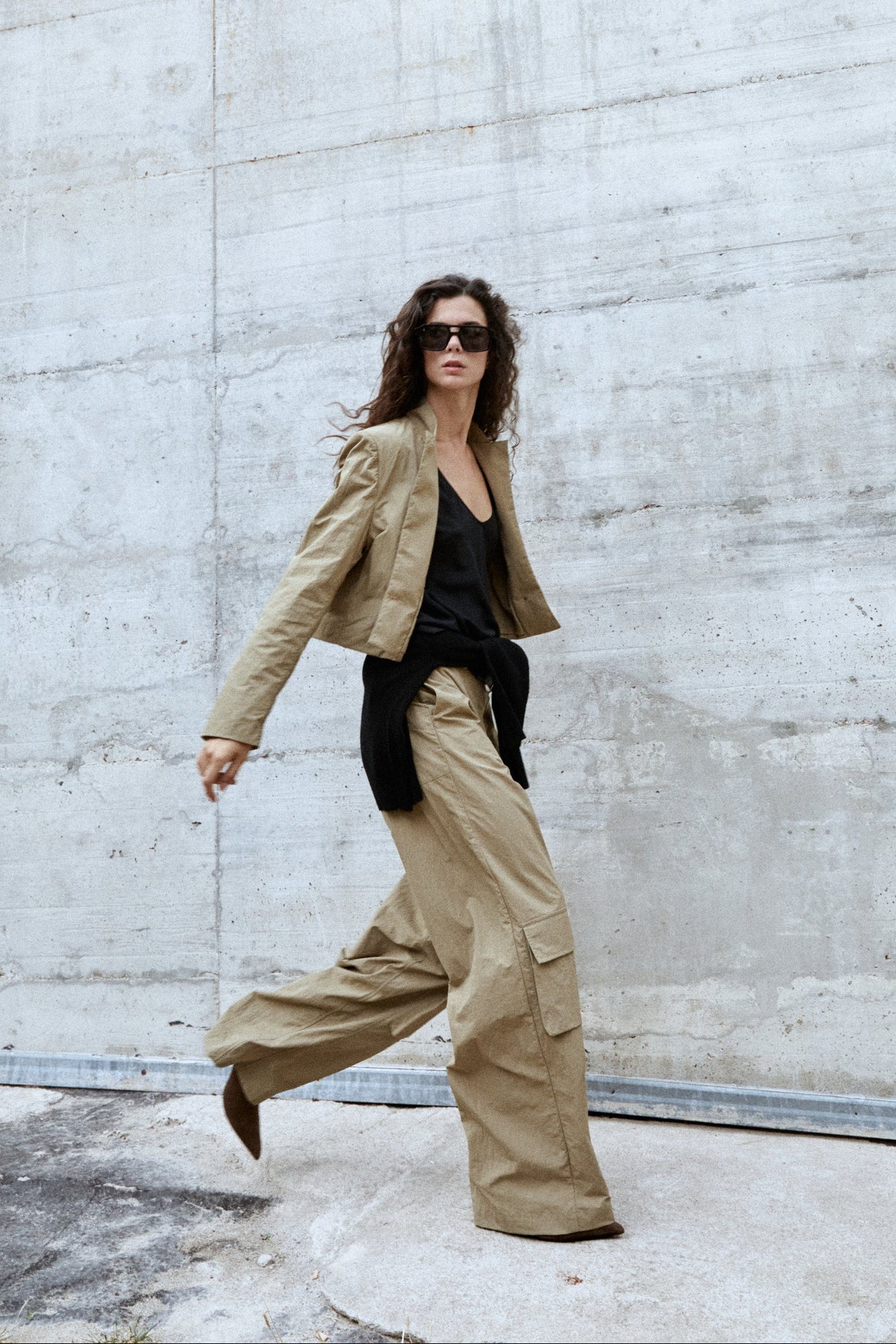 ALEXANDRA TECHNICAL TOASTED TROUSERS