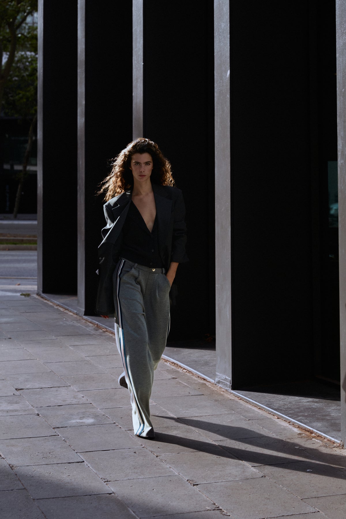 PANTALON CELIA SCUBA GRIS