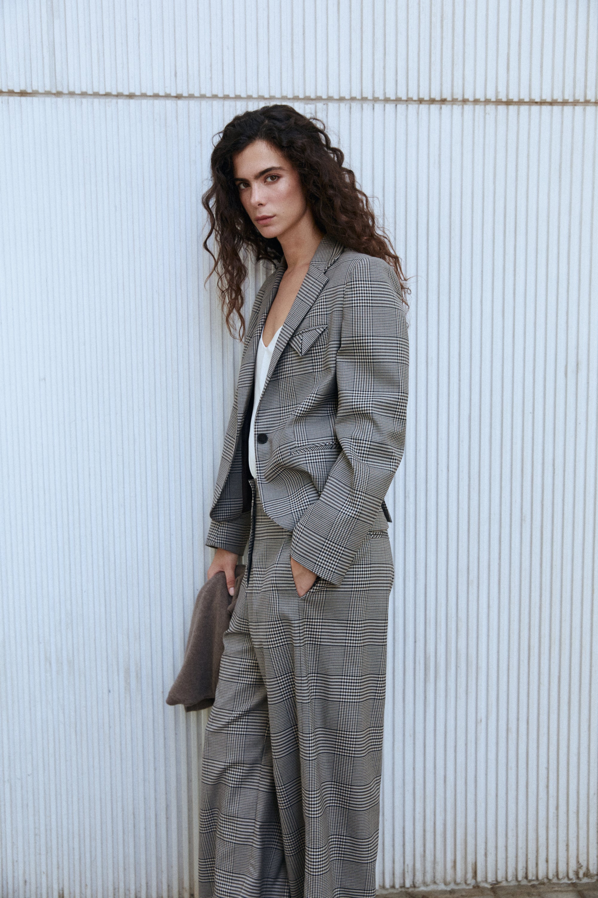 BAXTER BLACK PLAID BLAZER