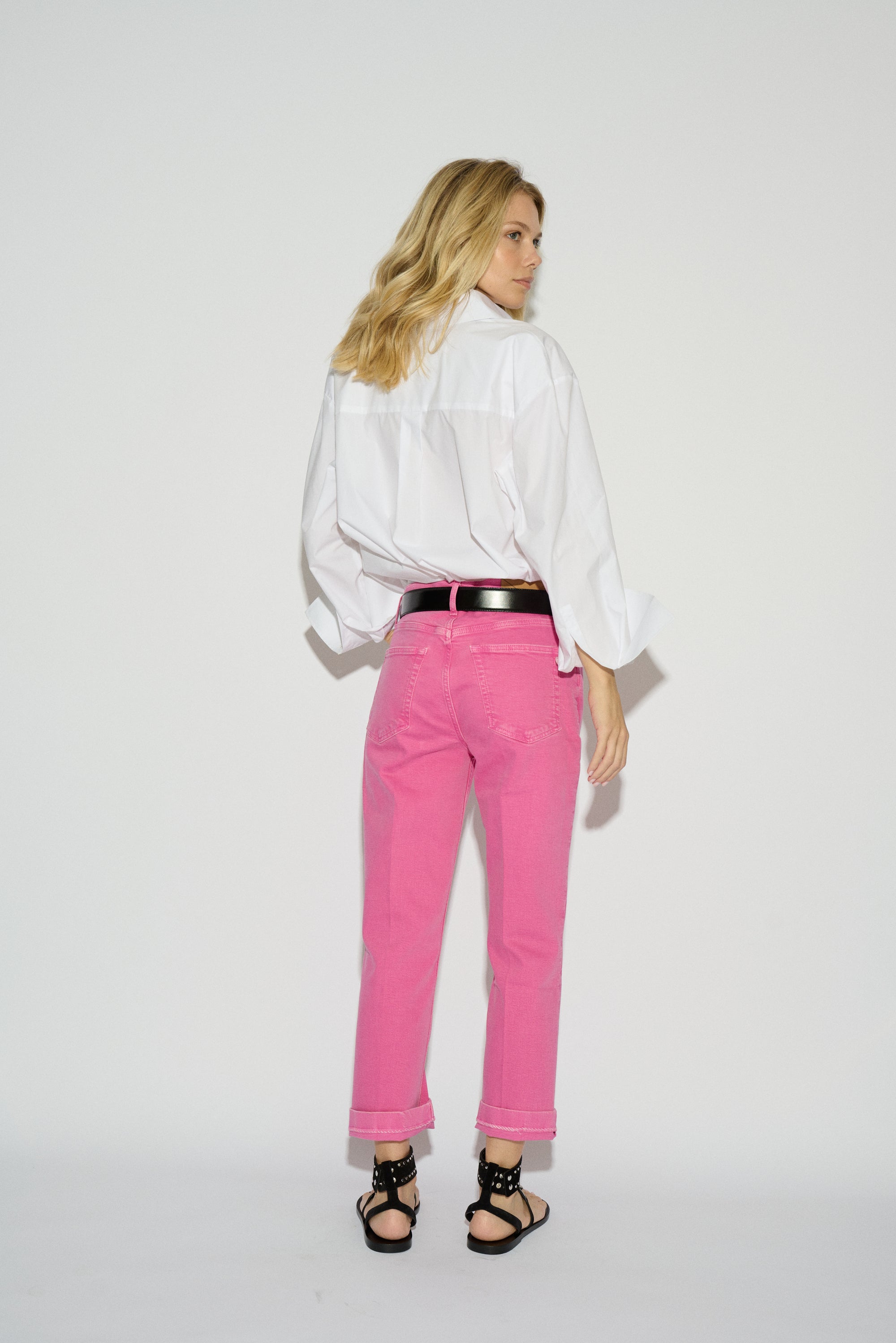 ALICIA OVERSIZED WHITE POPLIN SHIRT