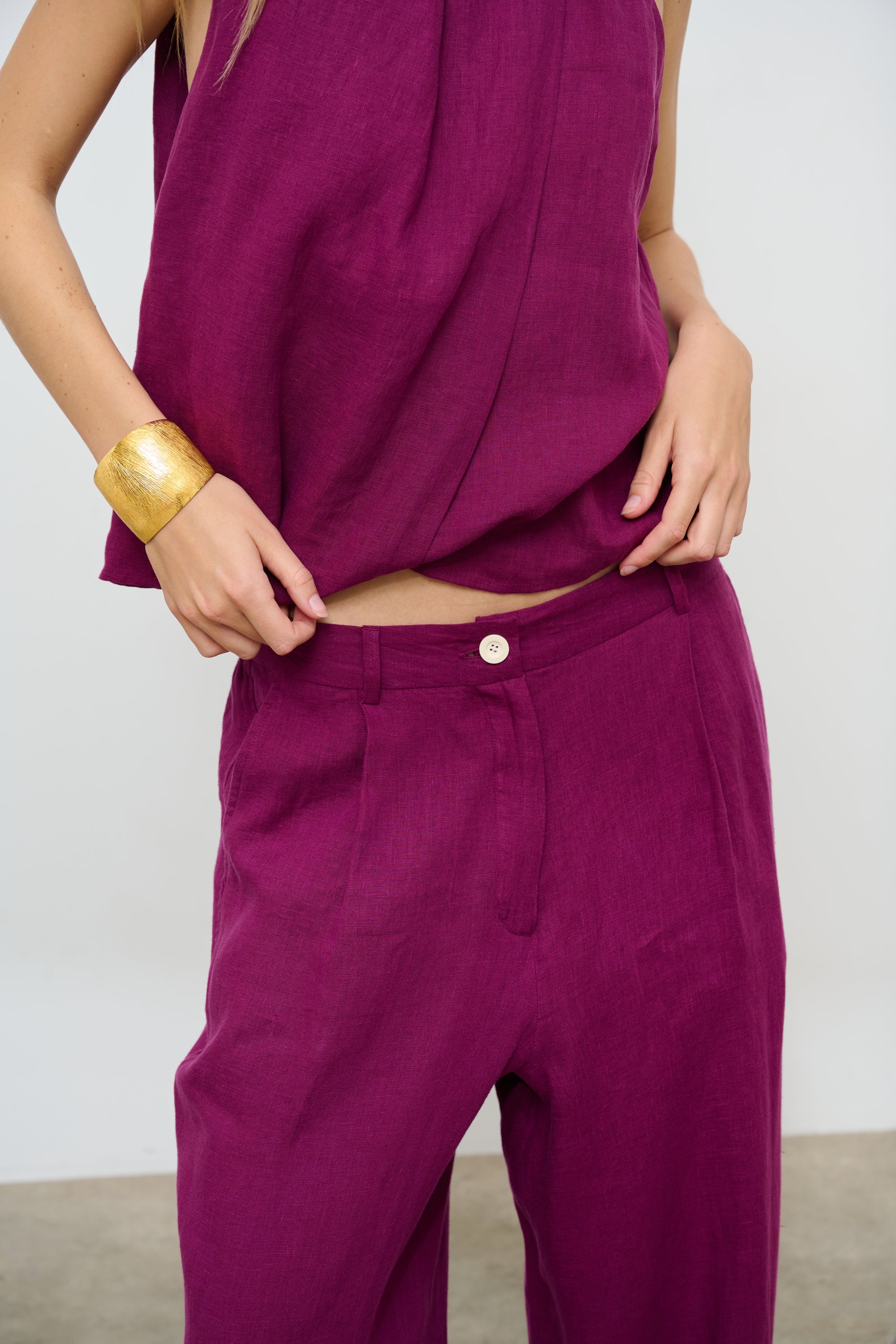 Romy Burgundy Pants