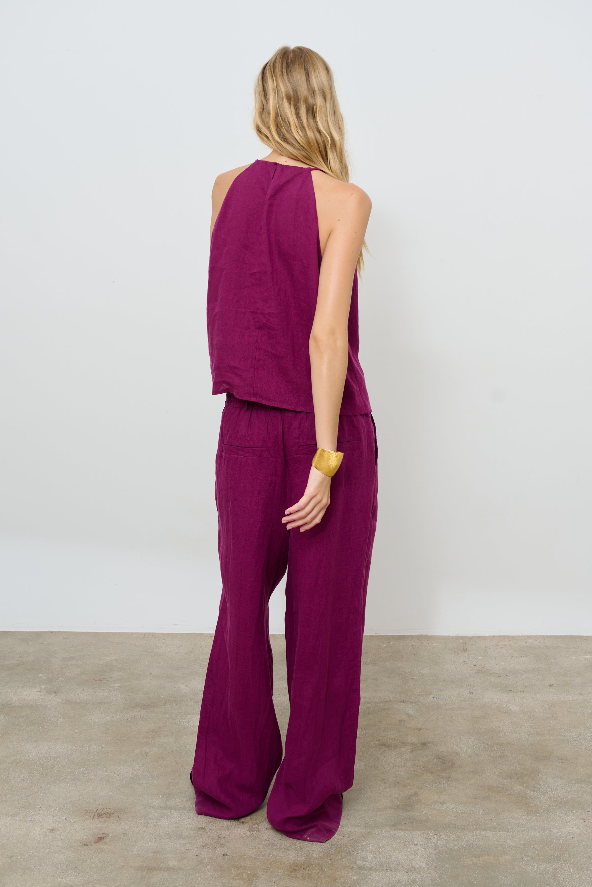 TOP ALLEGRA  BURGUNDY