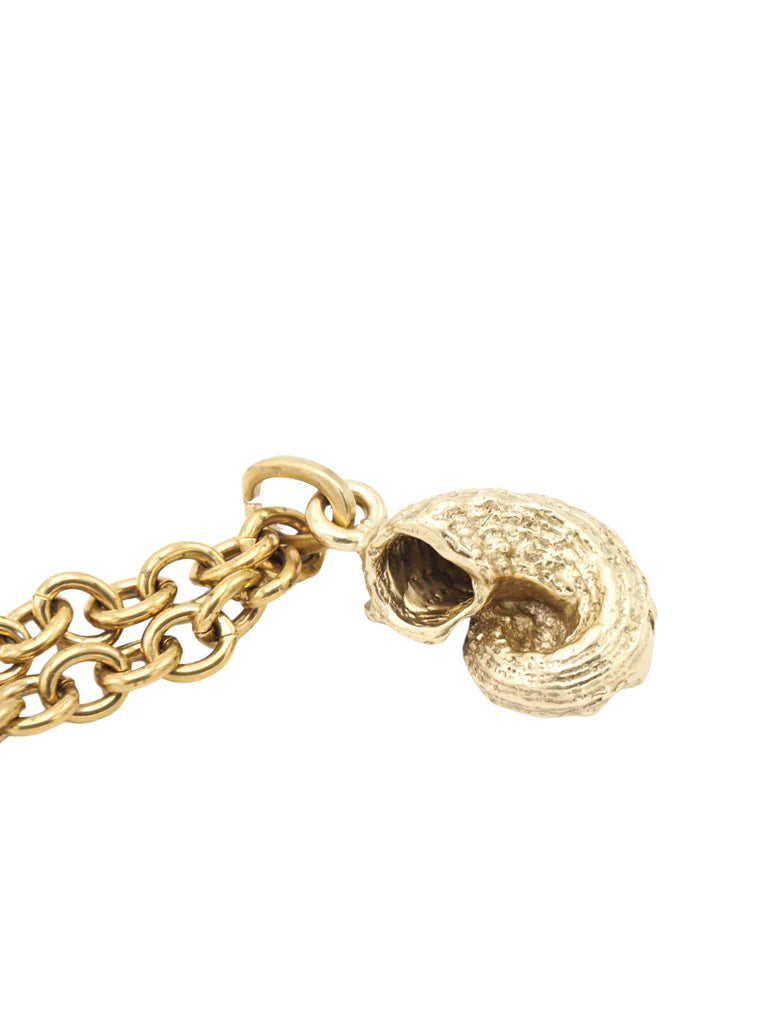 GOLD SNAIL NECKLACE