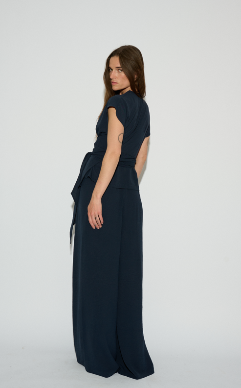 PANTALÓN MOIRA PALAZZO NAVY