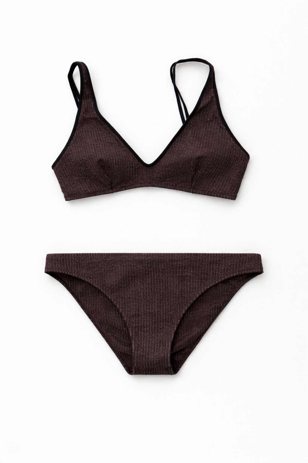 BIKINI JANA METAL CHOCOLAT