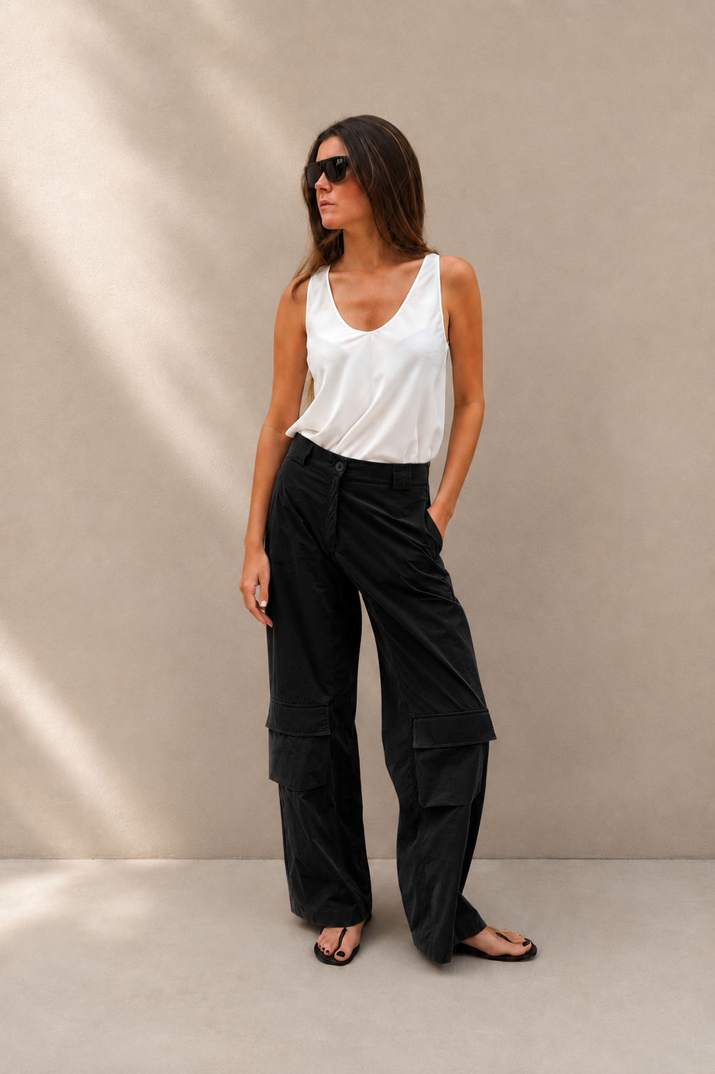 PANTALÓN ALEXANDRA TÉCNICO NEGRO