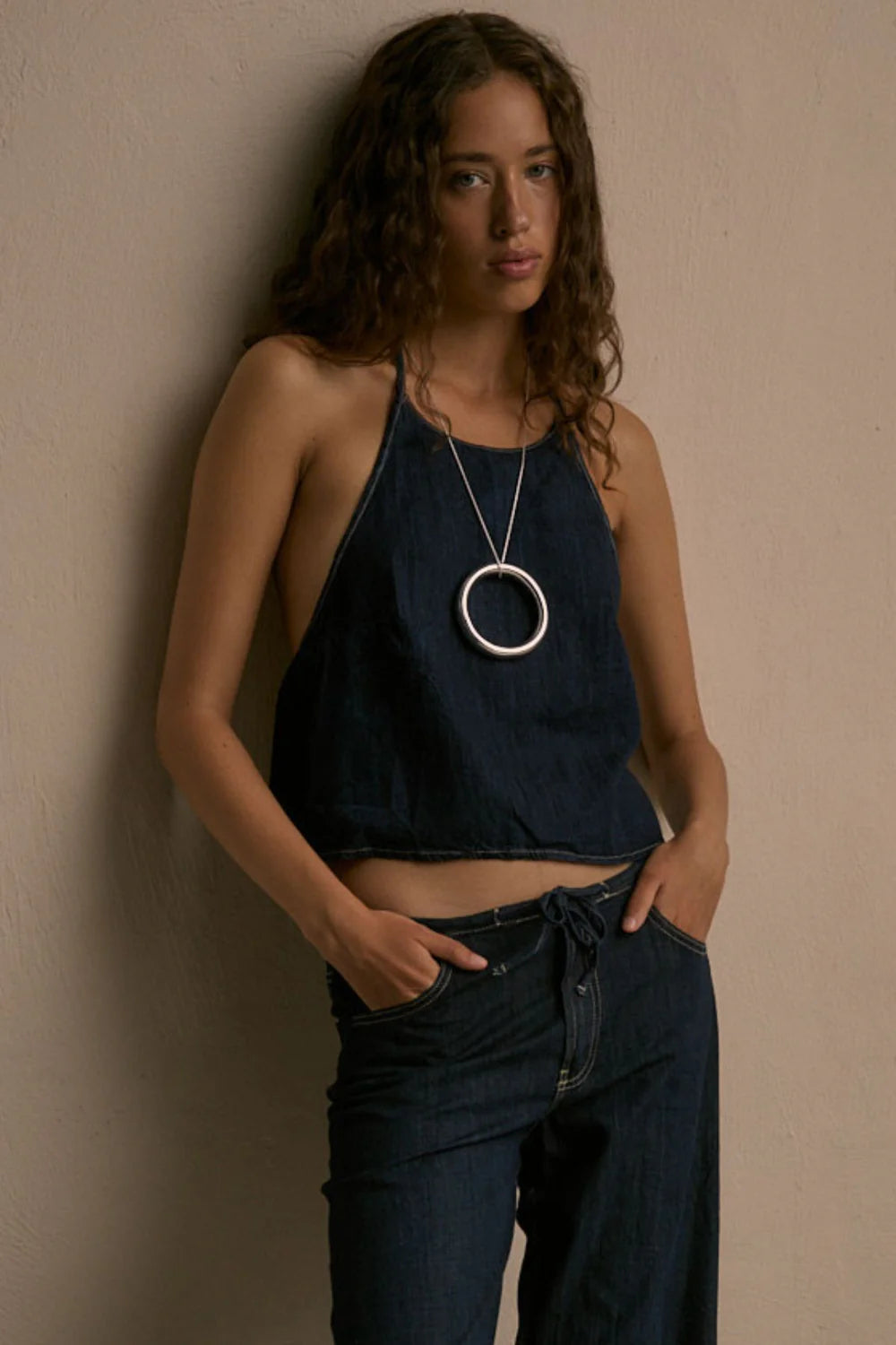 THALIA SILVER NECKLACE