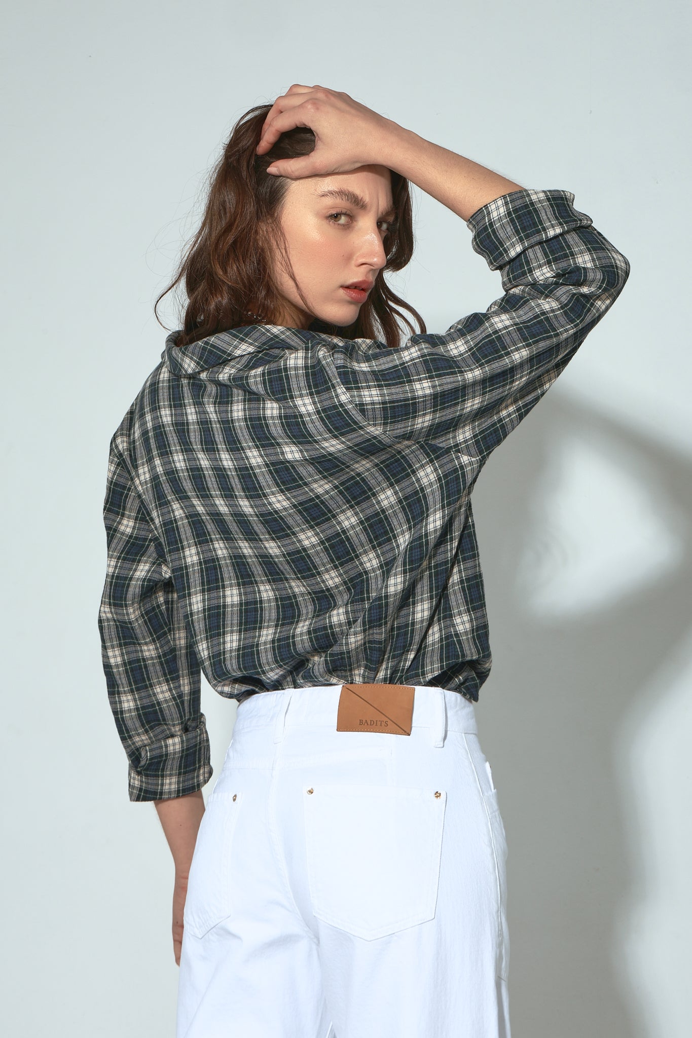 FERNANDA SHIRT GREEN PLAID