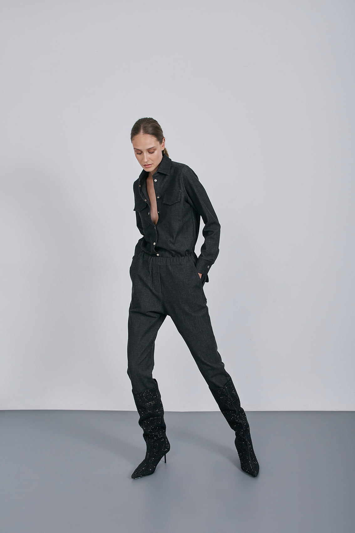 PANTS ALEX DENIM GREY