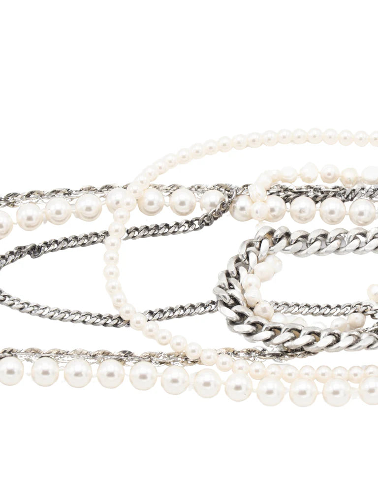 Laberinto Necklace plata