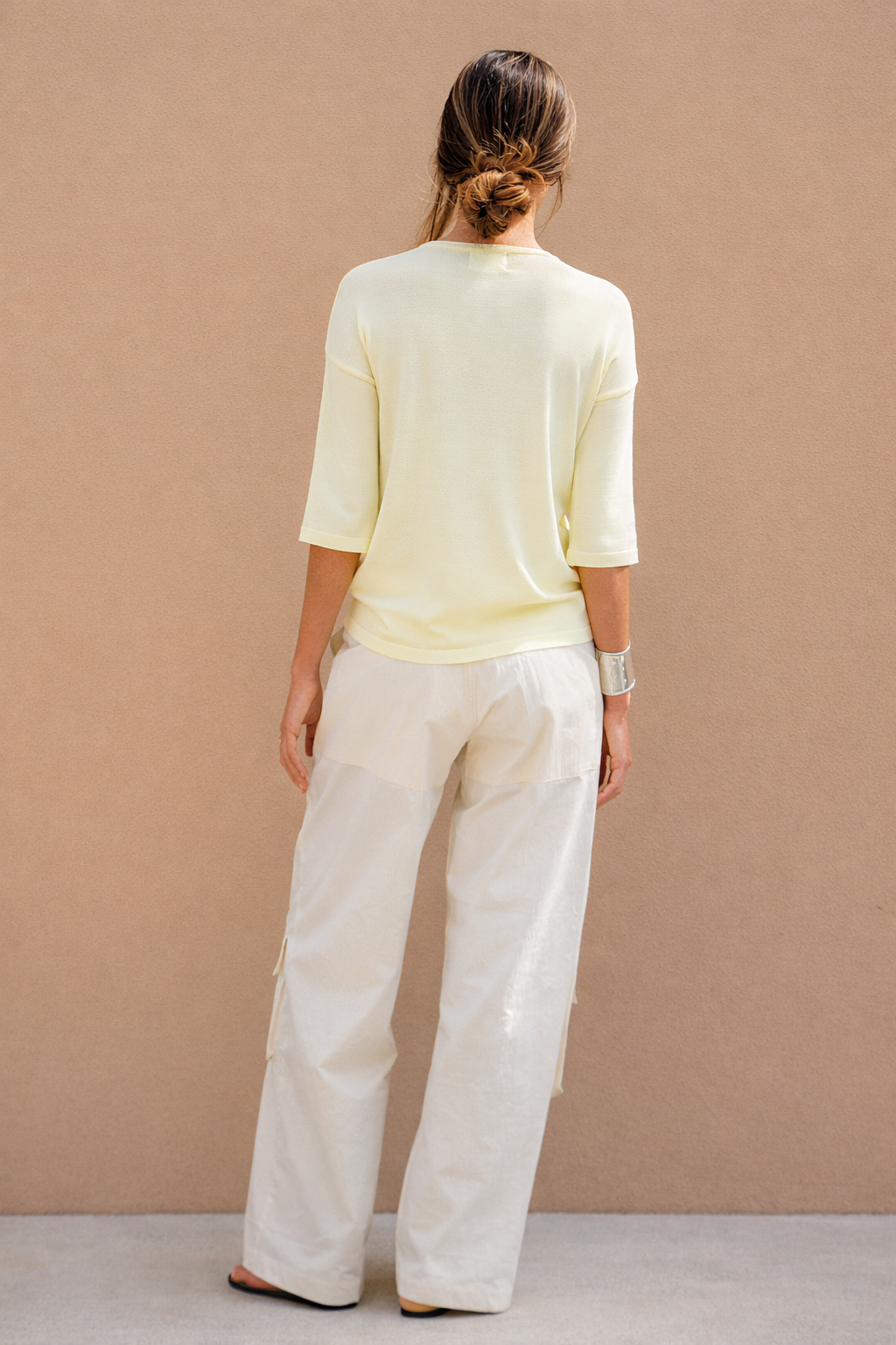 PANTALÓN ALEXANDRA TÉCNICO CRUDO