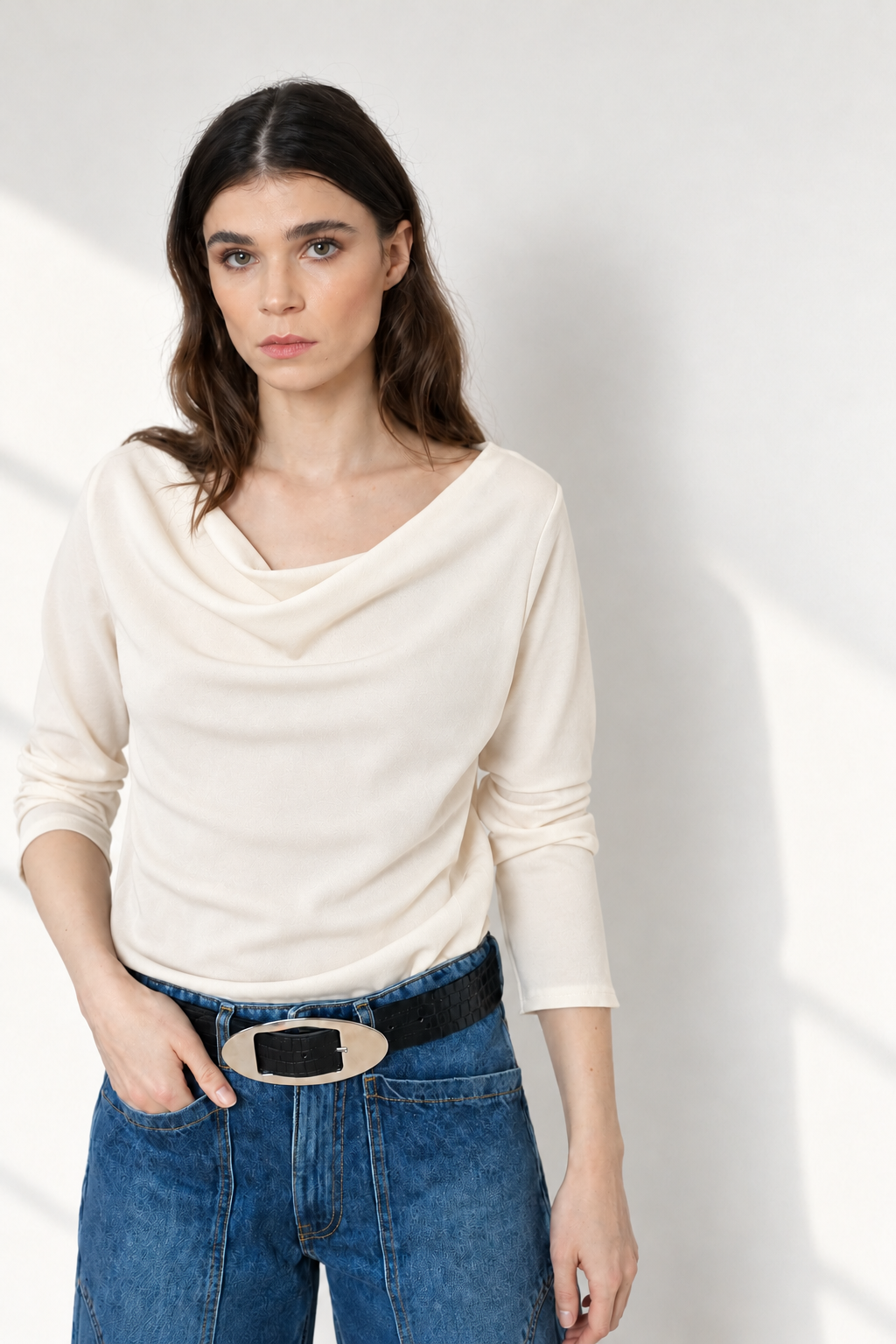 BLUSA MARTA CRUDO