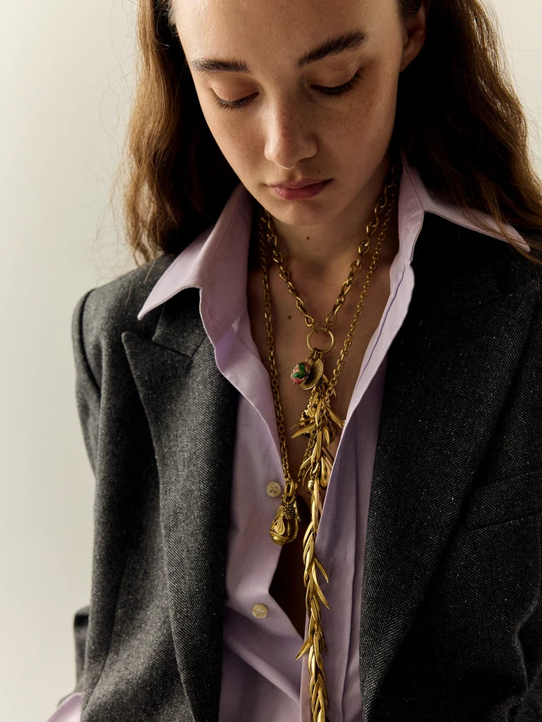 Pinyata Necklace gold black
