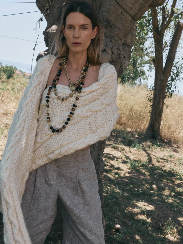 Al Vespre Necklace brown