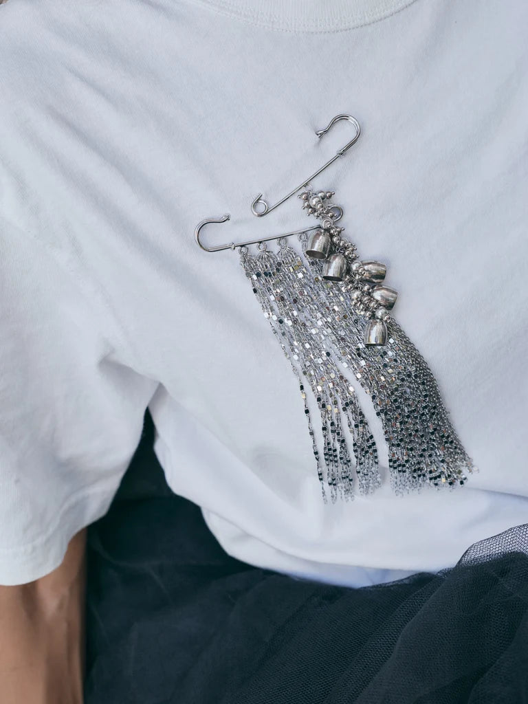 Bells Brooch silver
